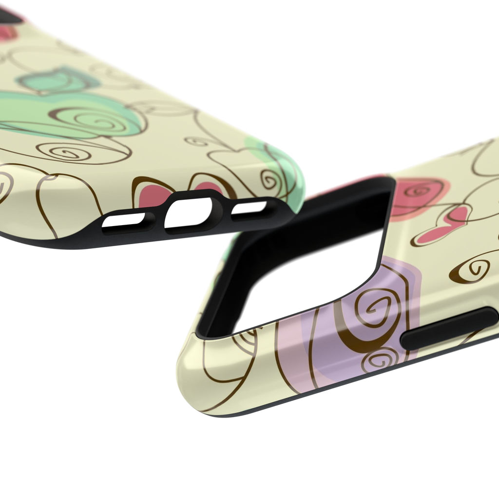 Colorful Floral Phone Case, Impact-Resistant