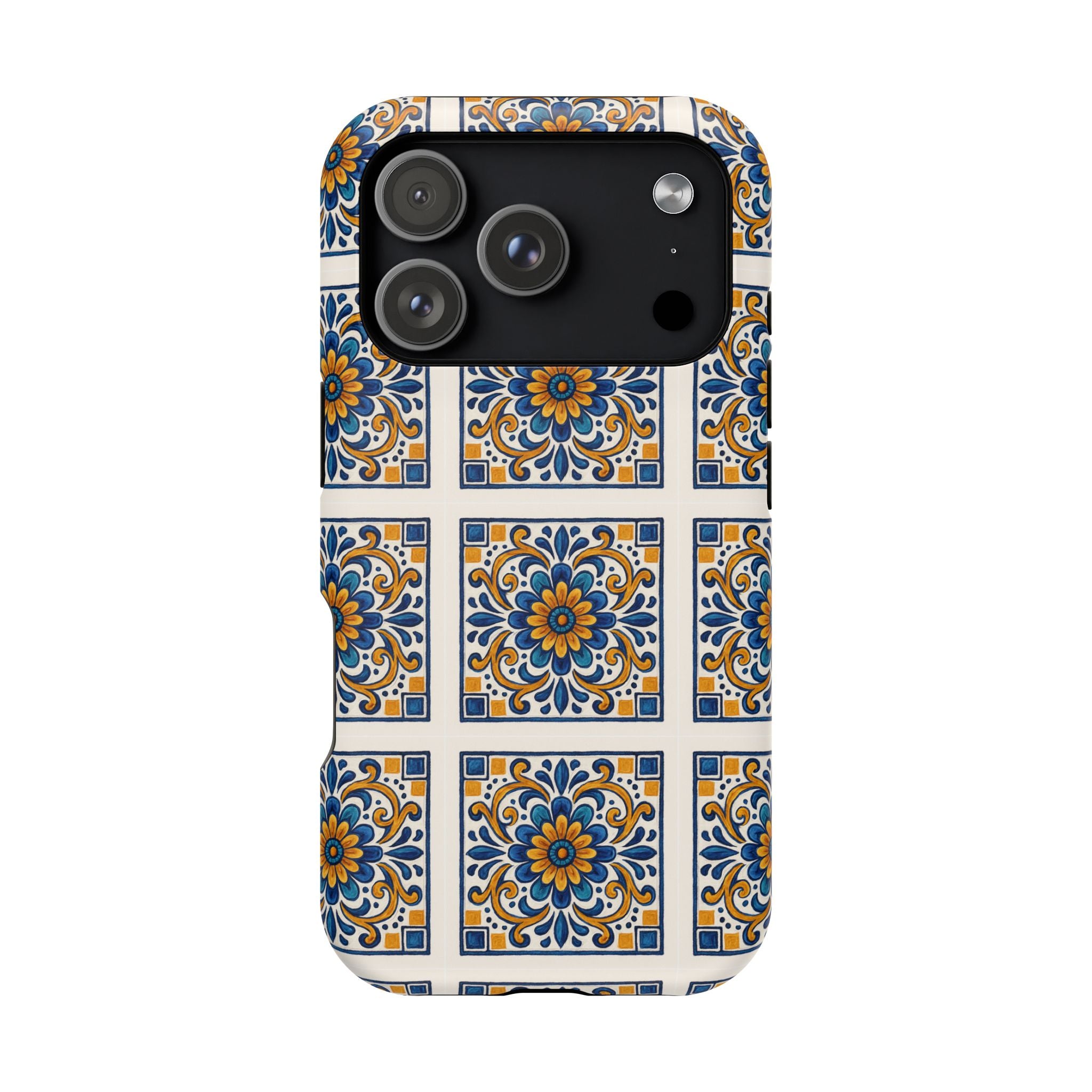 Colorful Floral Phone Case, Durable Impact-Resistant