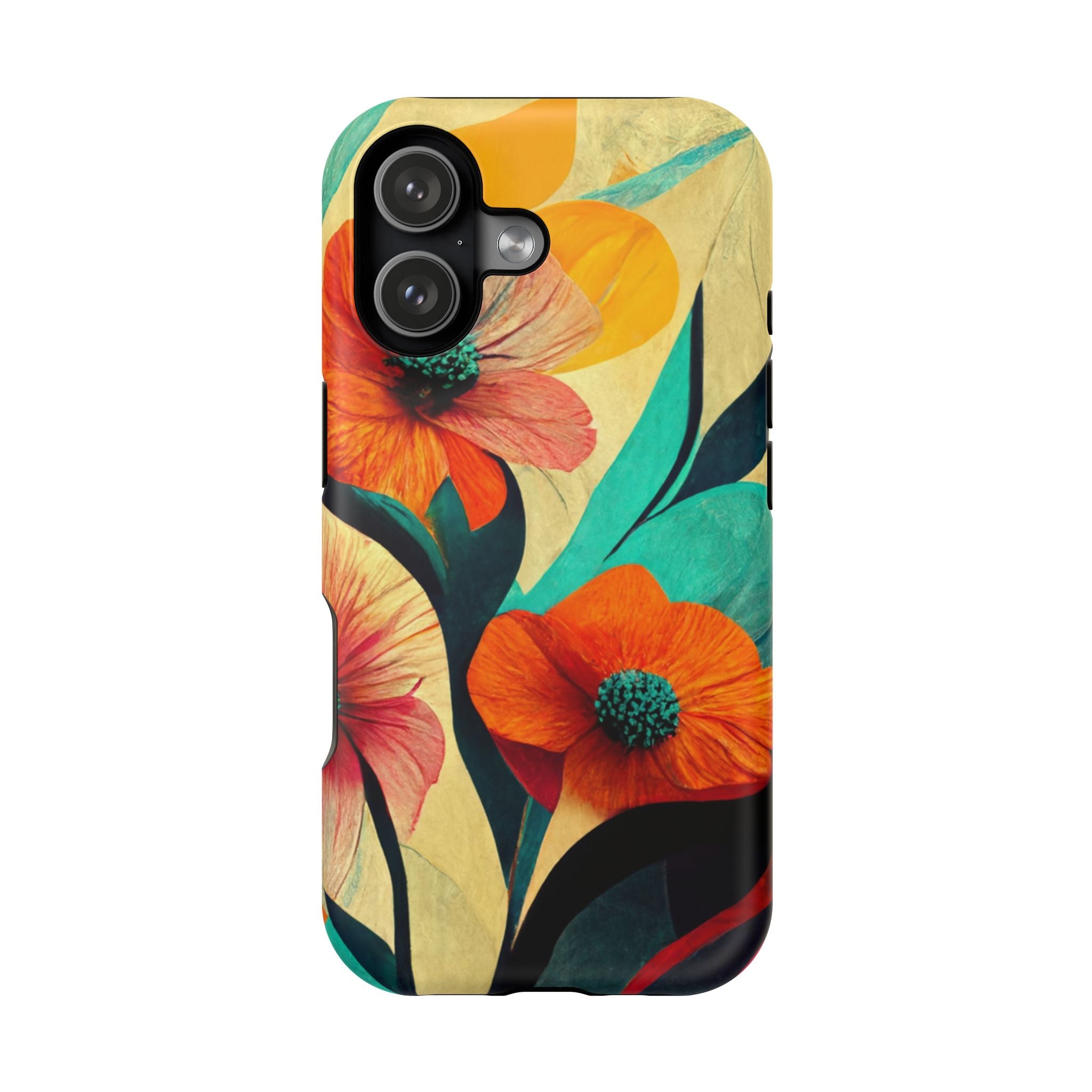 Floral Impact-Resistant Phone Case