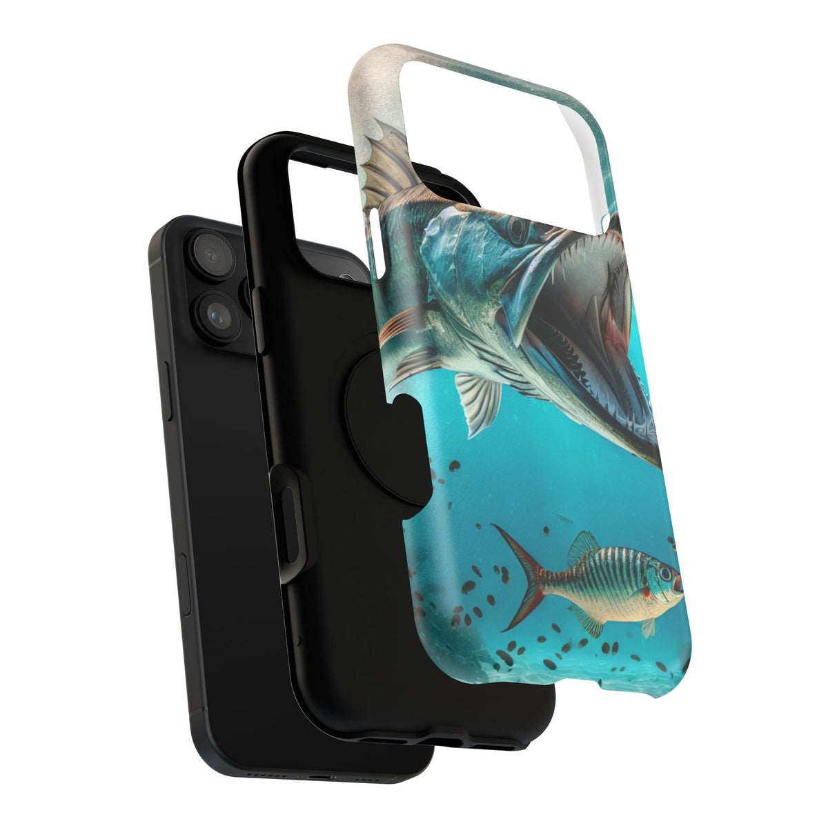 Phone Case — Realistic Barracuda Underwater Impact-Resistant Phone Case