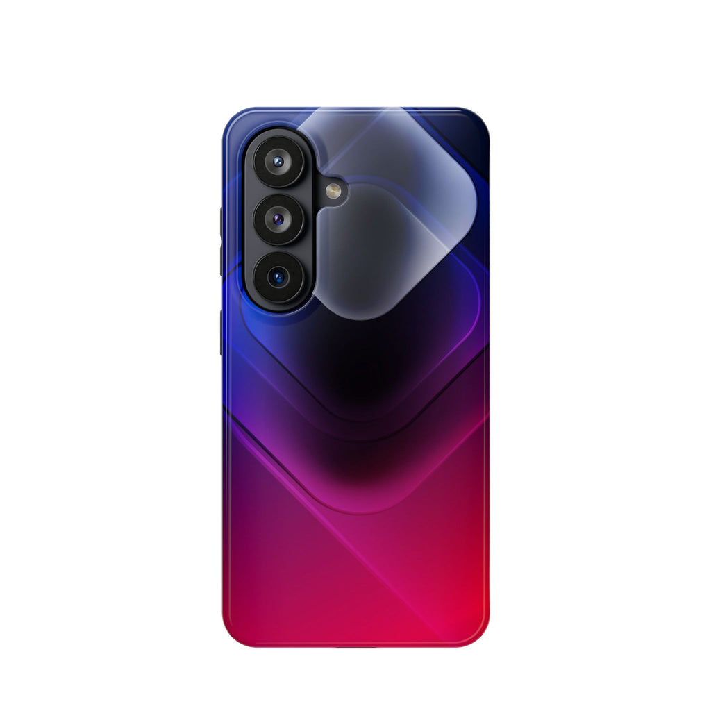 Impact-Resistant Phone Case — Gradient Blue to Magenta Protective Cover