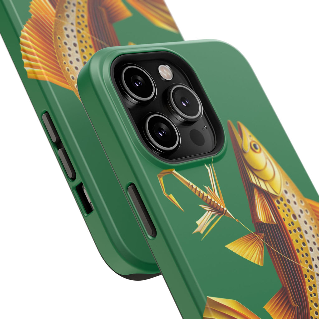 Impact Resistant Phone Case,  Lucky Charm Fish, Outdoor Enthusiast Gift