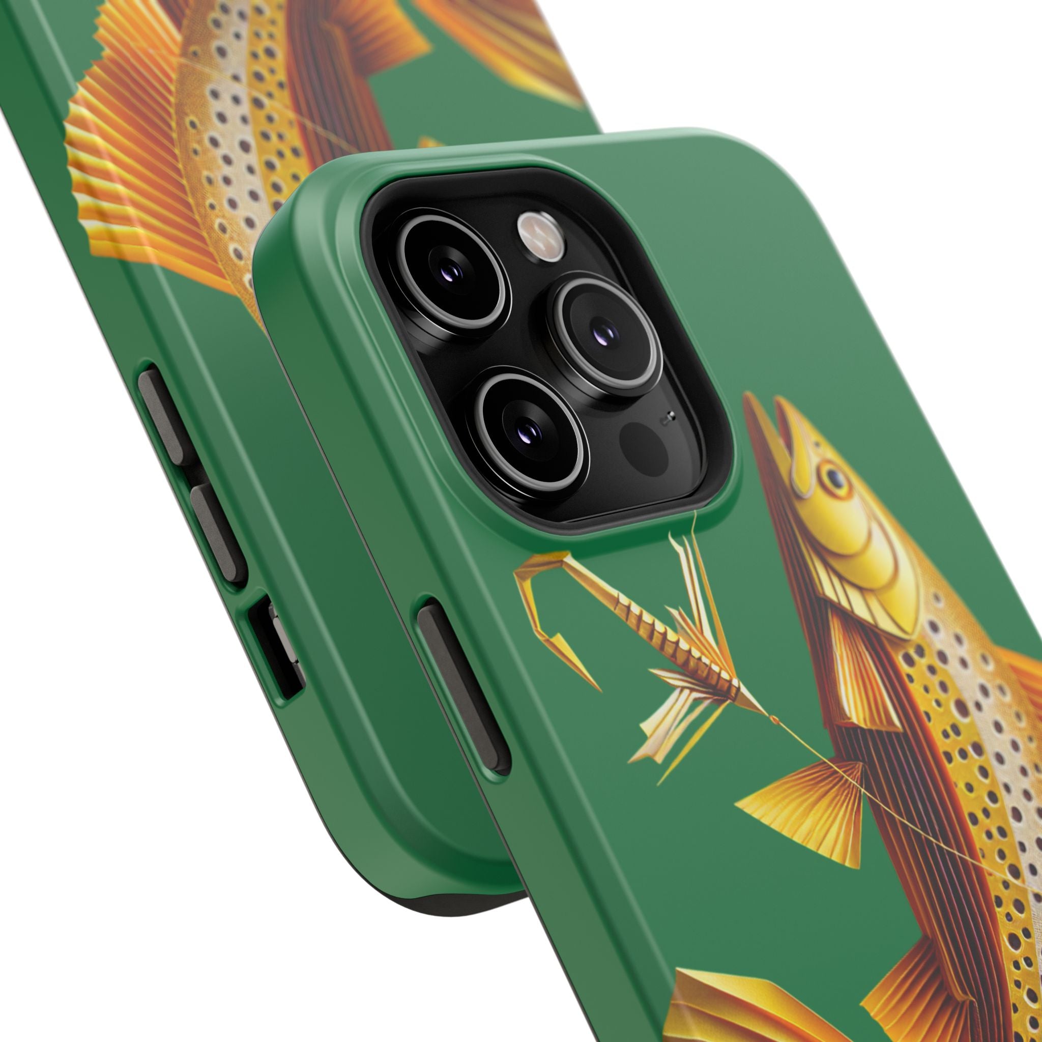 Impact Resistant Phone Case,  Lucky Charm Fish, Outdoor Enthusiast Gift