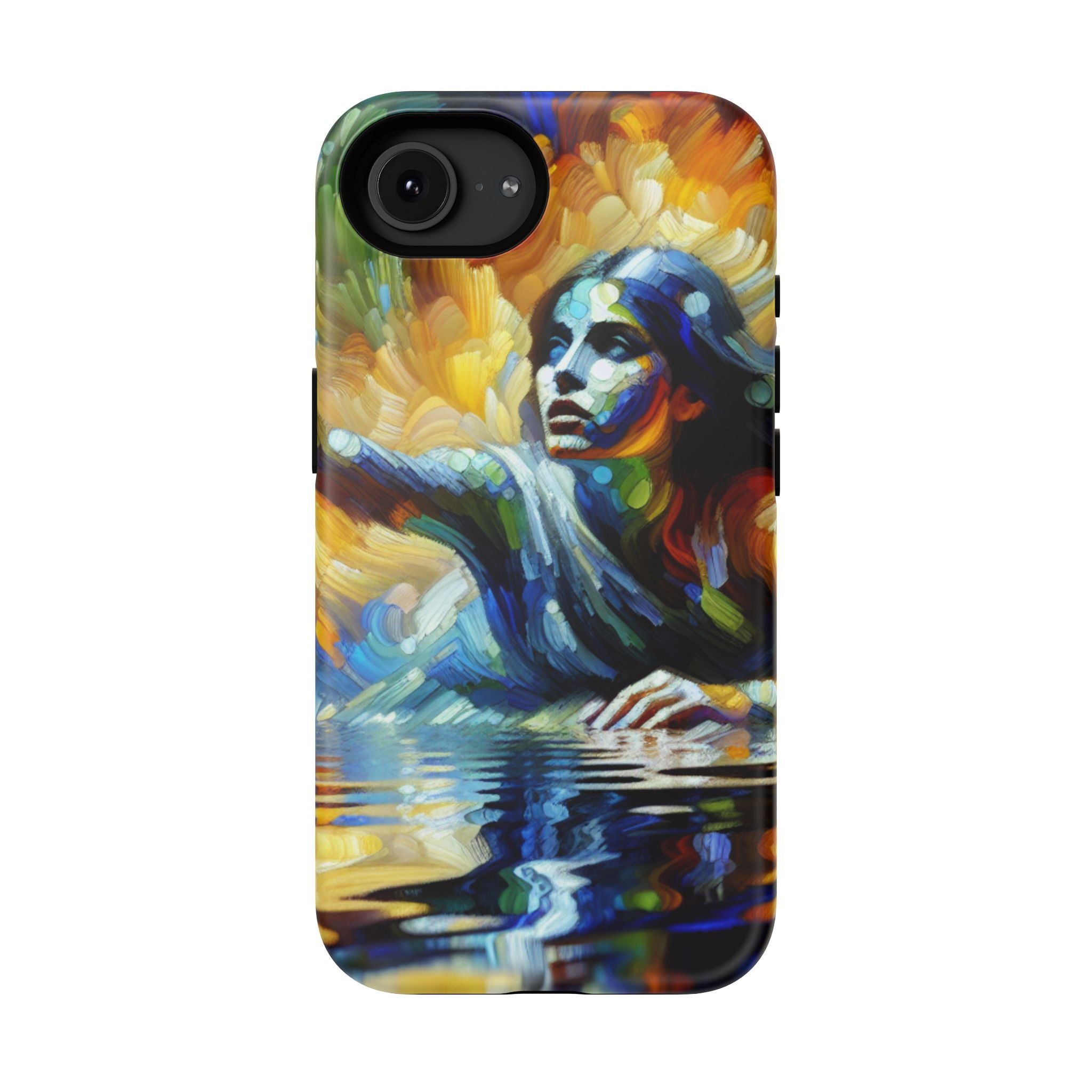 Abstract Woman Impact Resistant Phone Tough Case