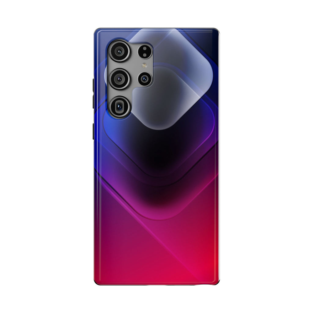 Impact-Resistant Phone Case — Gradient Blue to Magenta Protective Cover