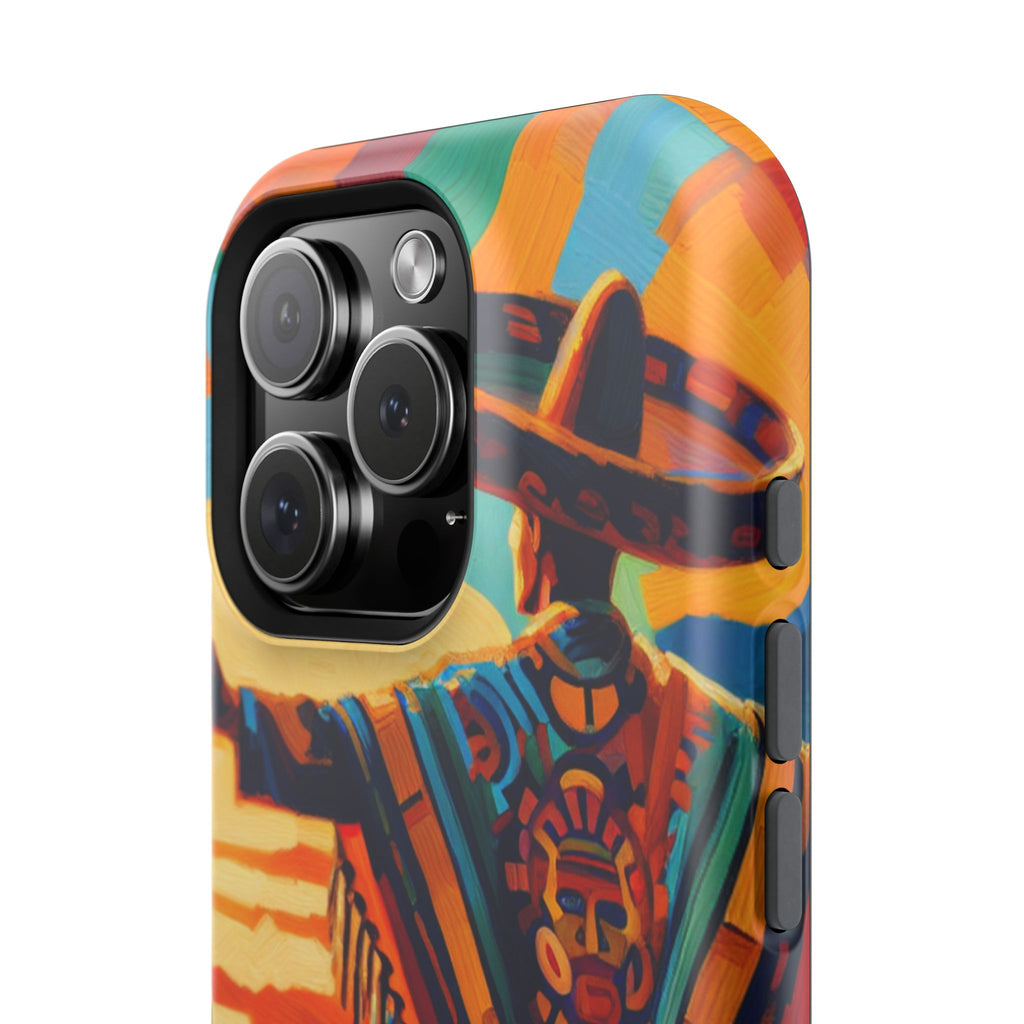 Aztec Sunset Phone Case — Impact‑Resistant Protective Cover