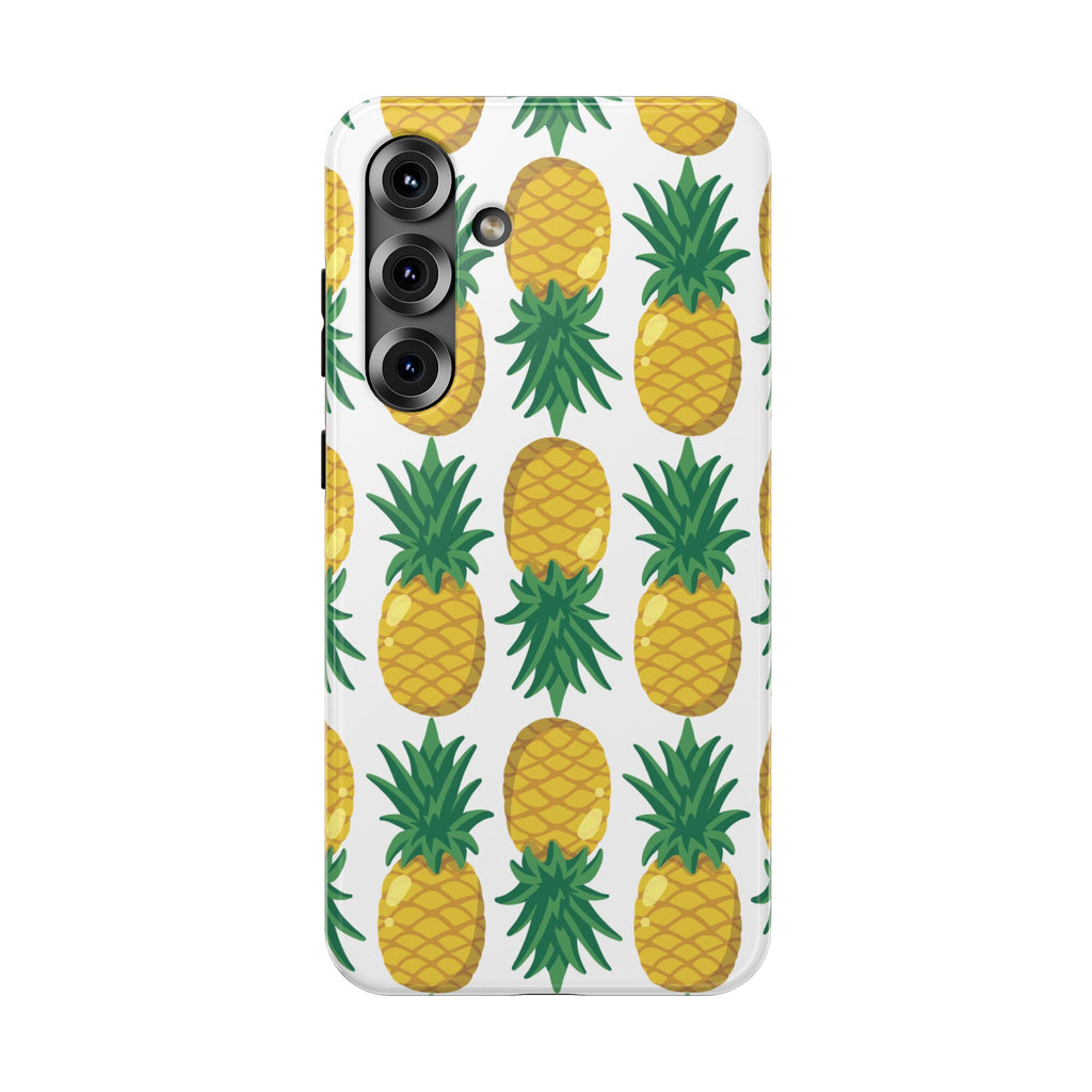 Pineapple Print Phone Case - Impact-Resistant