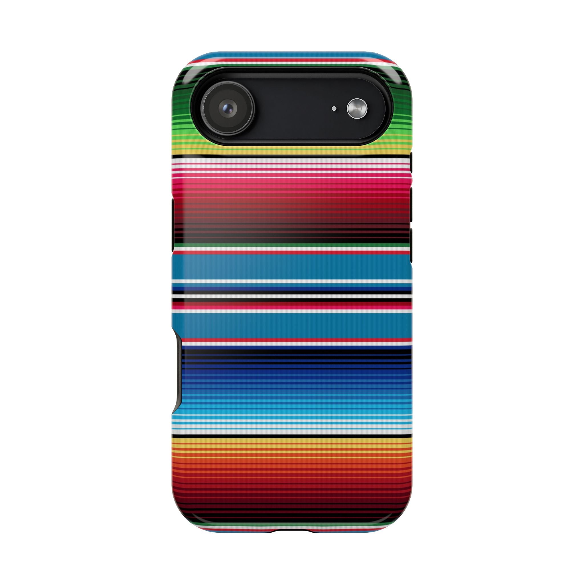 Sarape Striped Phone Case | Impact-Resistant