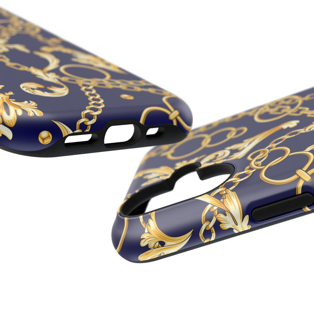 Golden Chain Impact-Resistant Phone Case