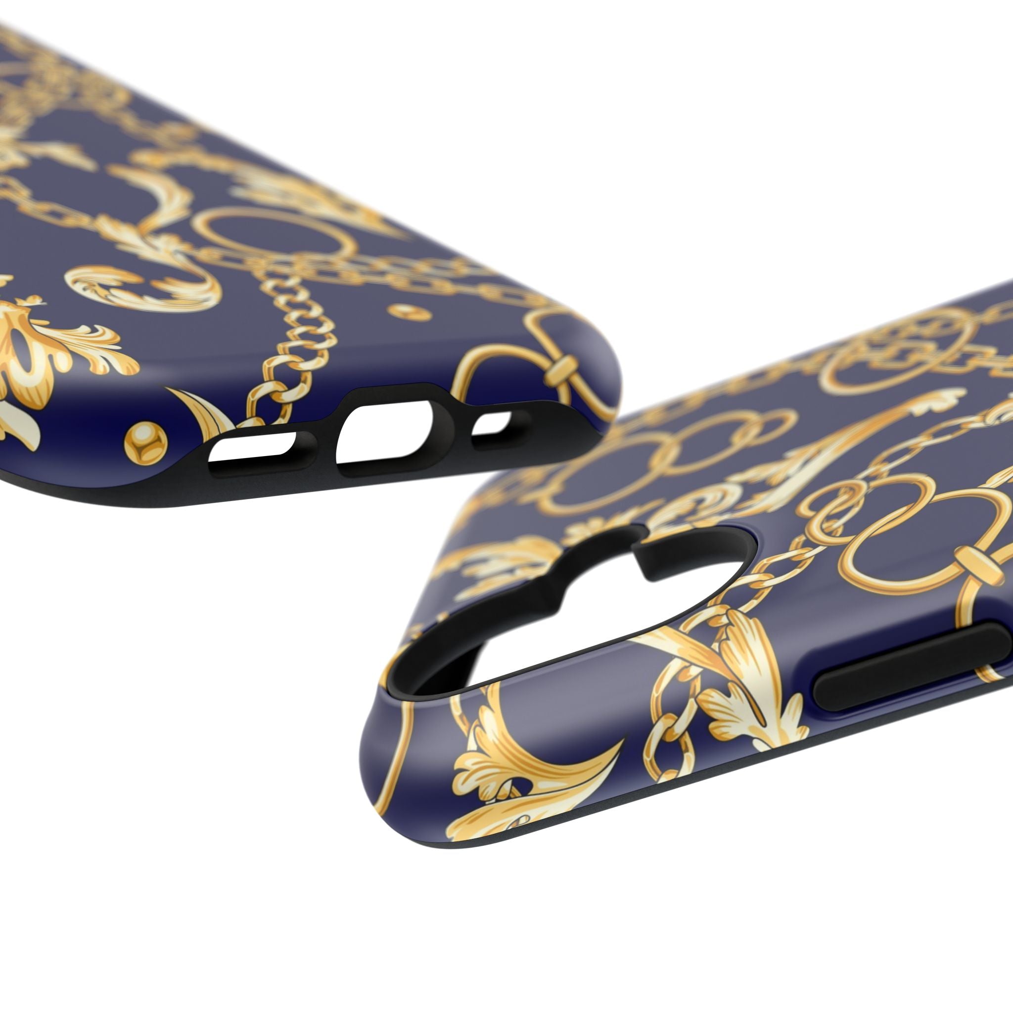 Golden Chain Impact-Resistant Phone Case