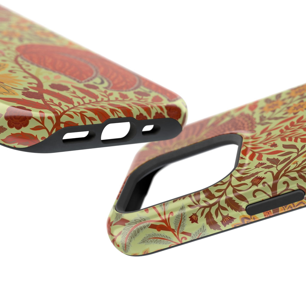 Floral Paisley Magnetic Impact-Resistant Phone Case