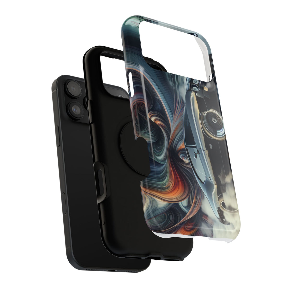 Vintage Muscle Car Phone Case — Retro Racing Art Impact-Resistant Case