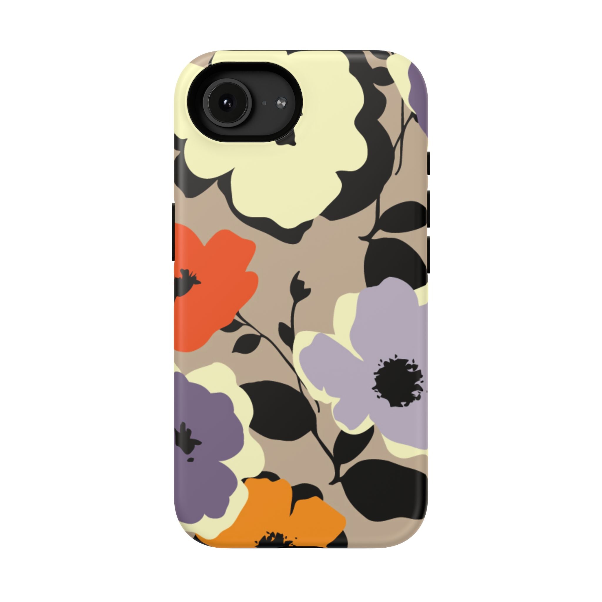 Floral Impact-Resistant Phone Case