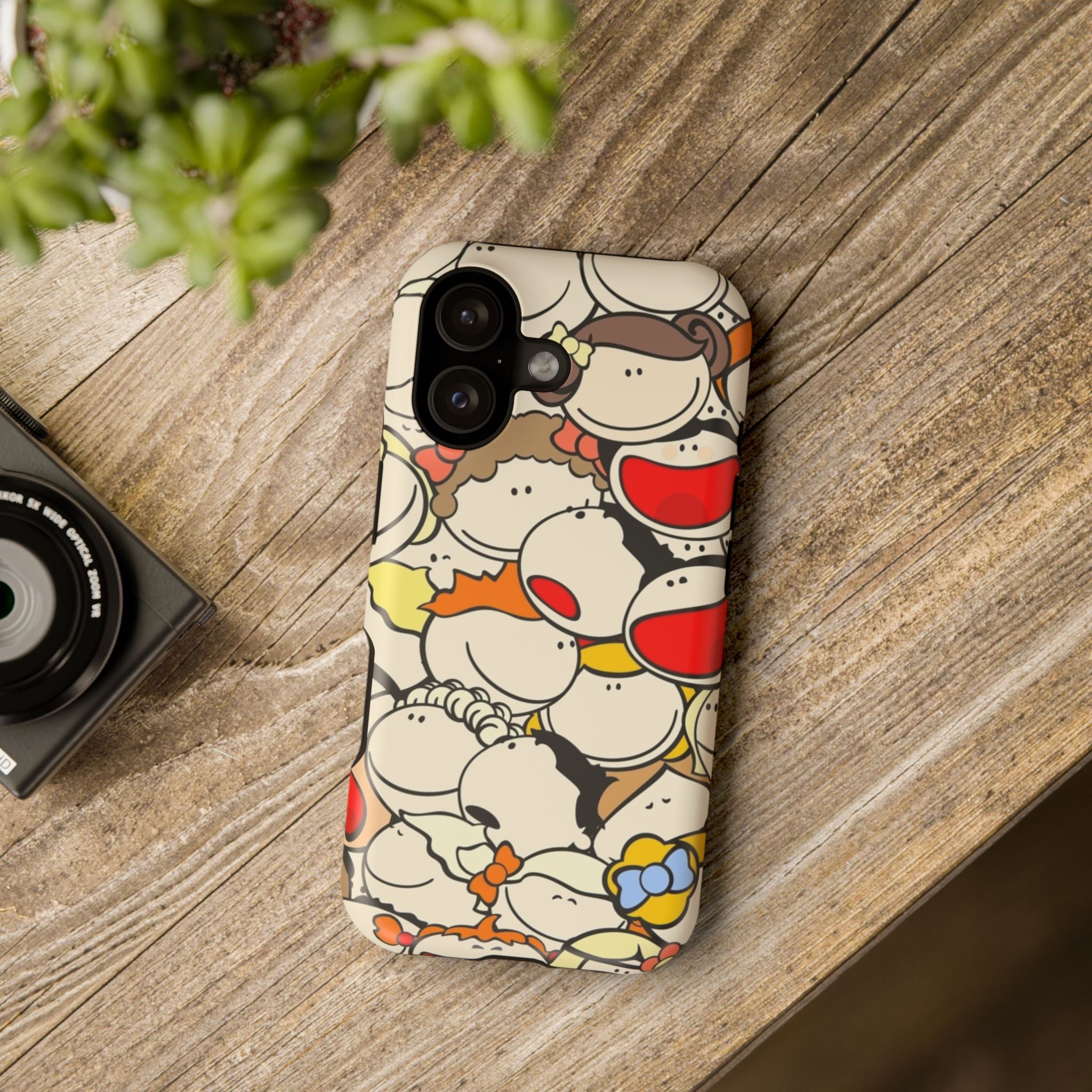 Cartoon Faces Impact-Resistant Phone Case