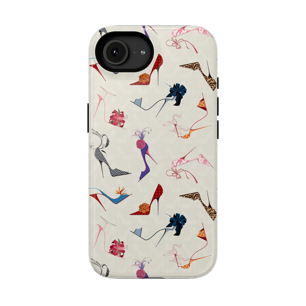 High Heel- Floral Stiletto Design Tough Case for iPhone