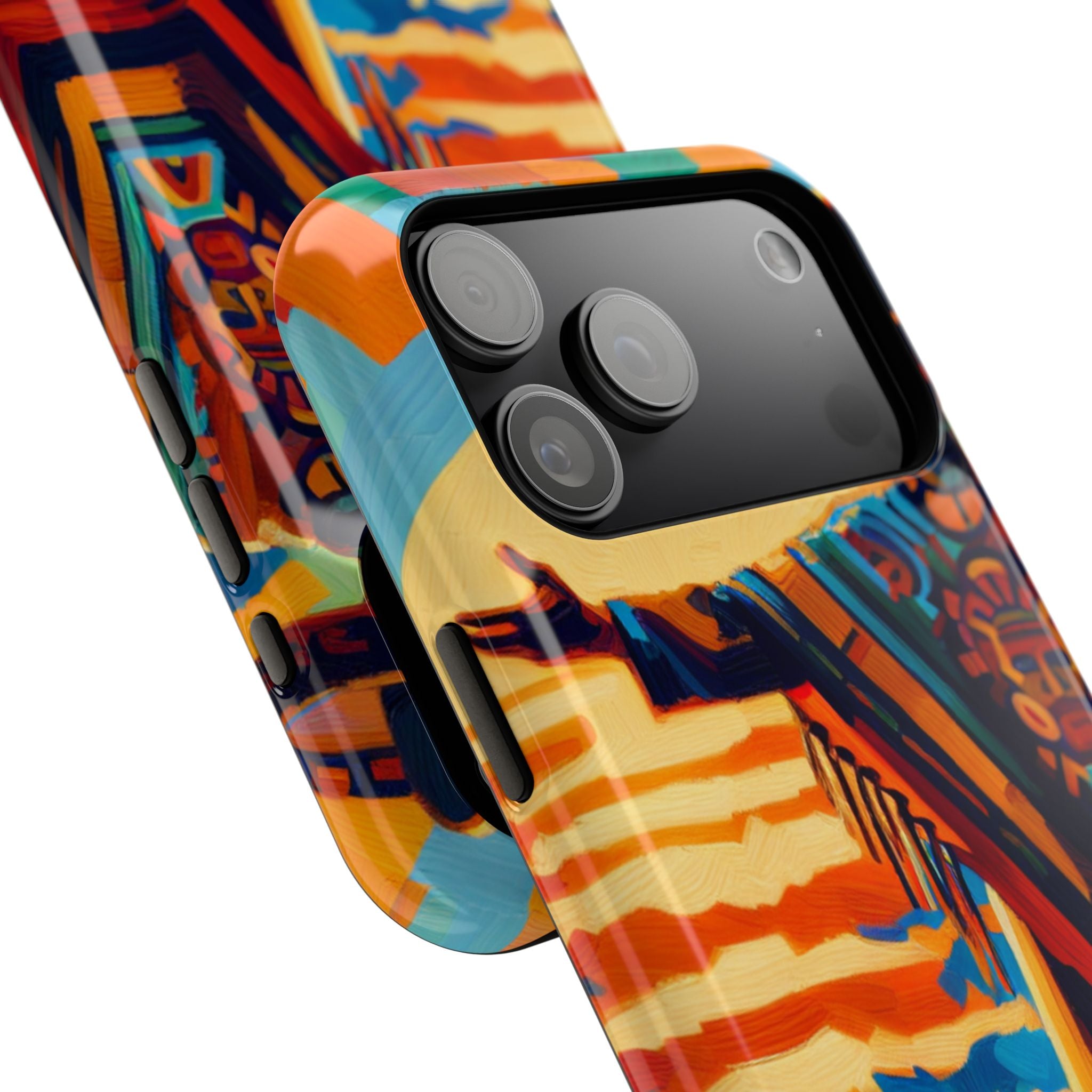 Impact Resistant Phone Case Sombrero Man Art