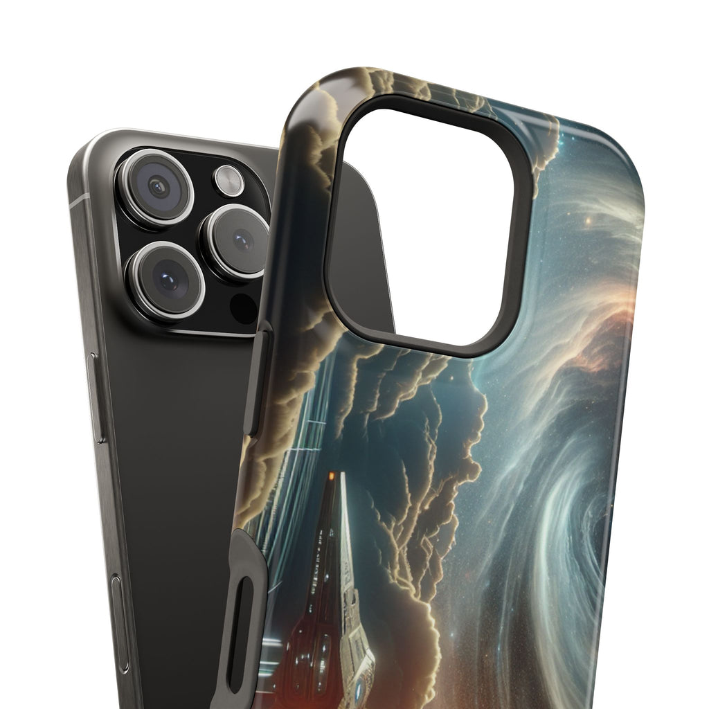 Cosmic Space Ship Impact Resistant Phone Case