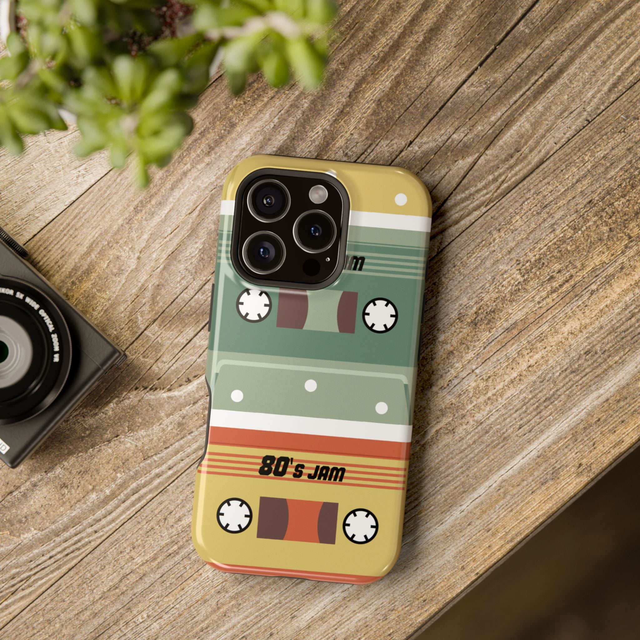 Phone Case - Retro Cassette Tape Impact Resistant