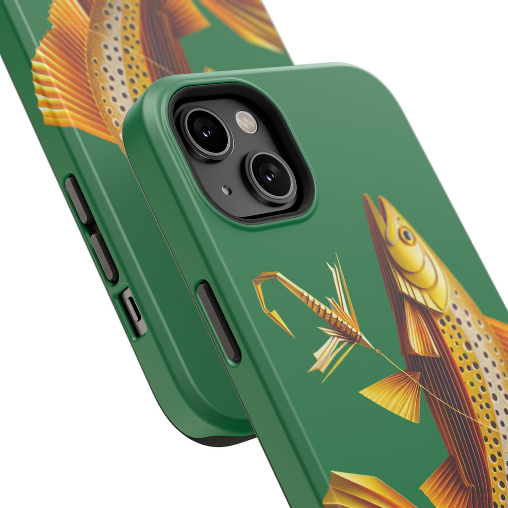 Impact Resistant Phone Case,  Lucky Charm Fish, Outdoor Enthusiast Gift