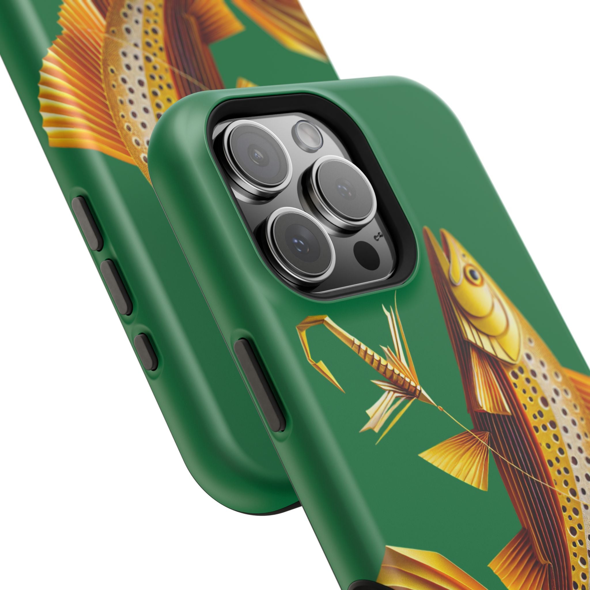 Impact Resistant Phone Case,  Lucky Charm Fish, Outdoor Enthusiast Gift