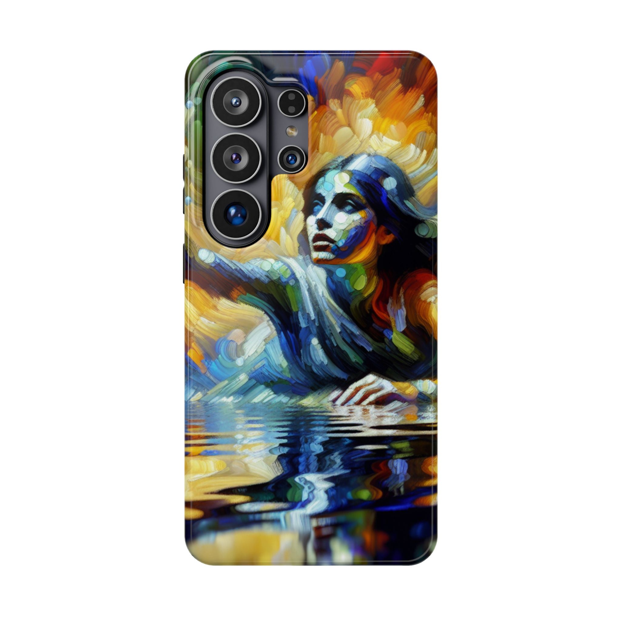 Abstract Woman Impact Resistant Phone Tough Case