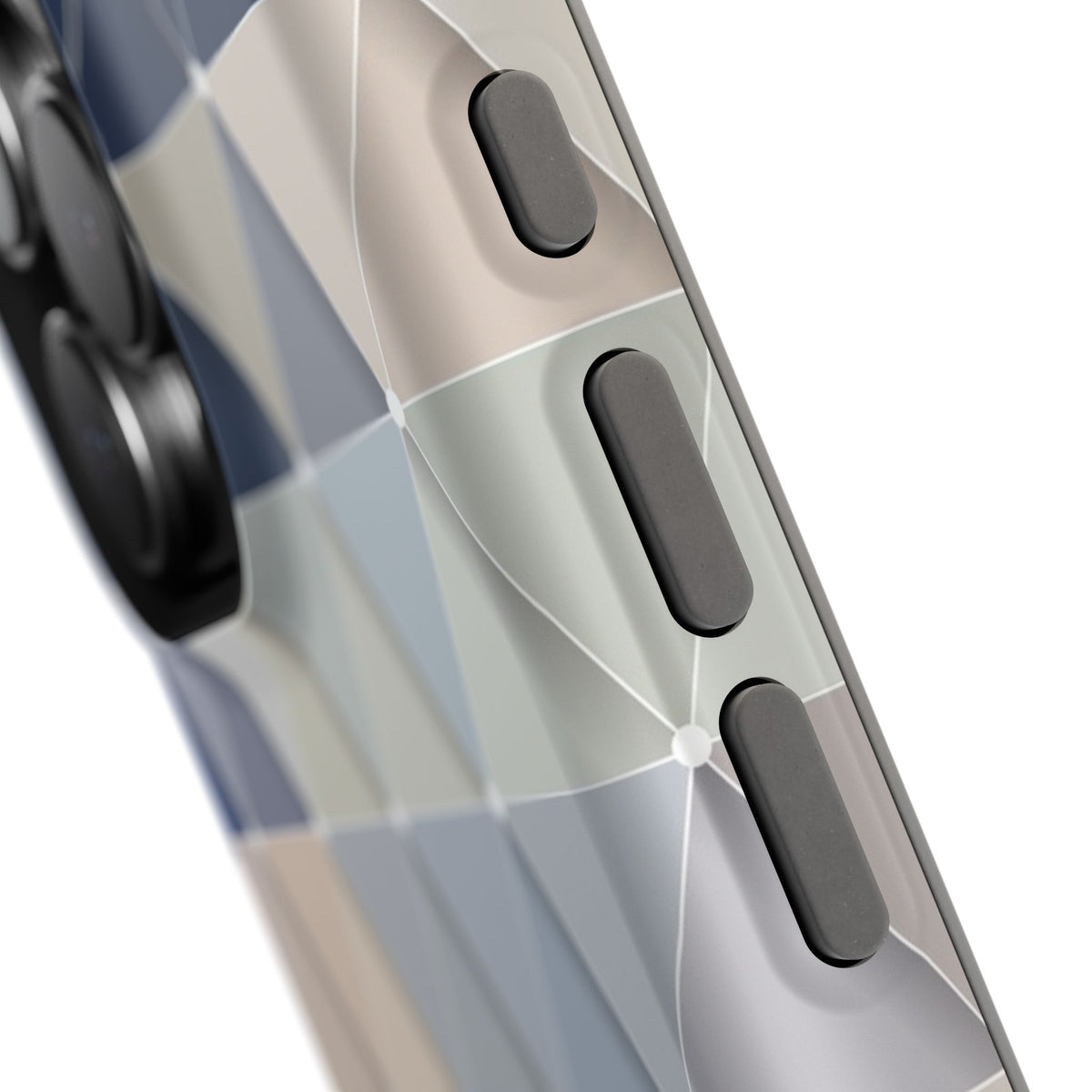 Fashionable Geometric Triangle Pattern Impact-Resistant Phone Case for Samsung Galaxy