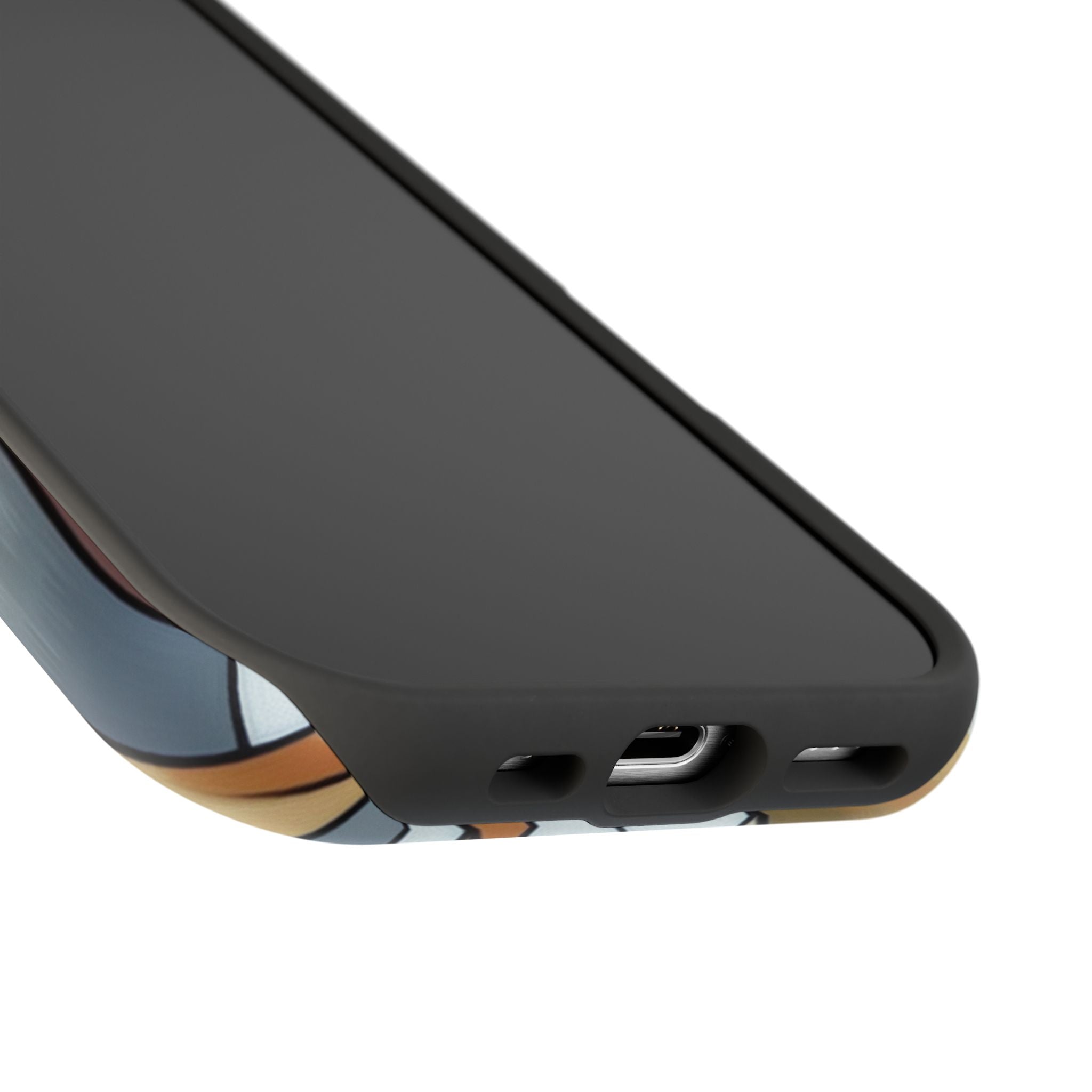 Impact Resistant Phone Case -Woman Looking Side Abstract