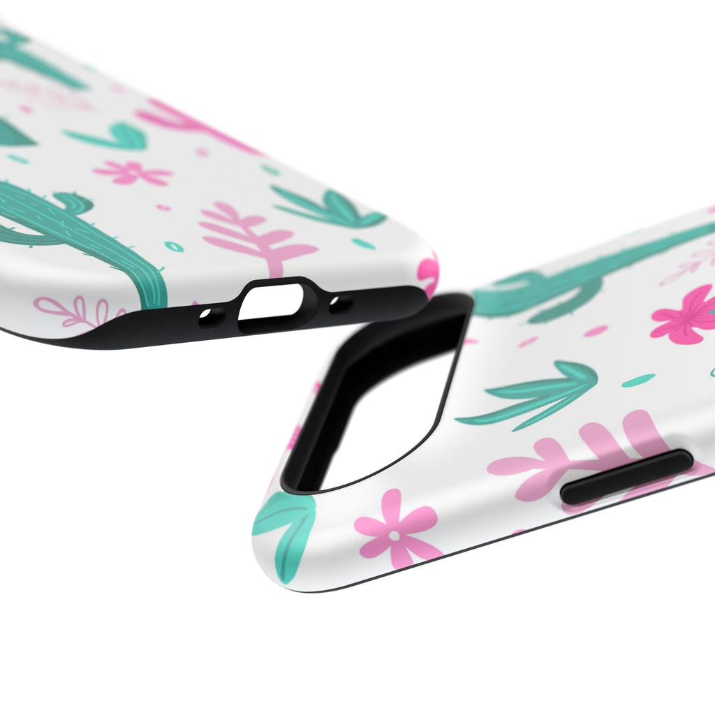 Cactus Pattern Impact Resistant Phone Case