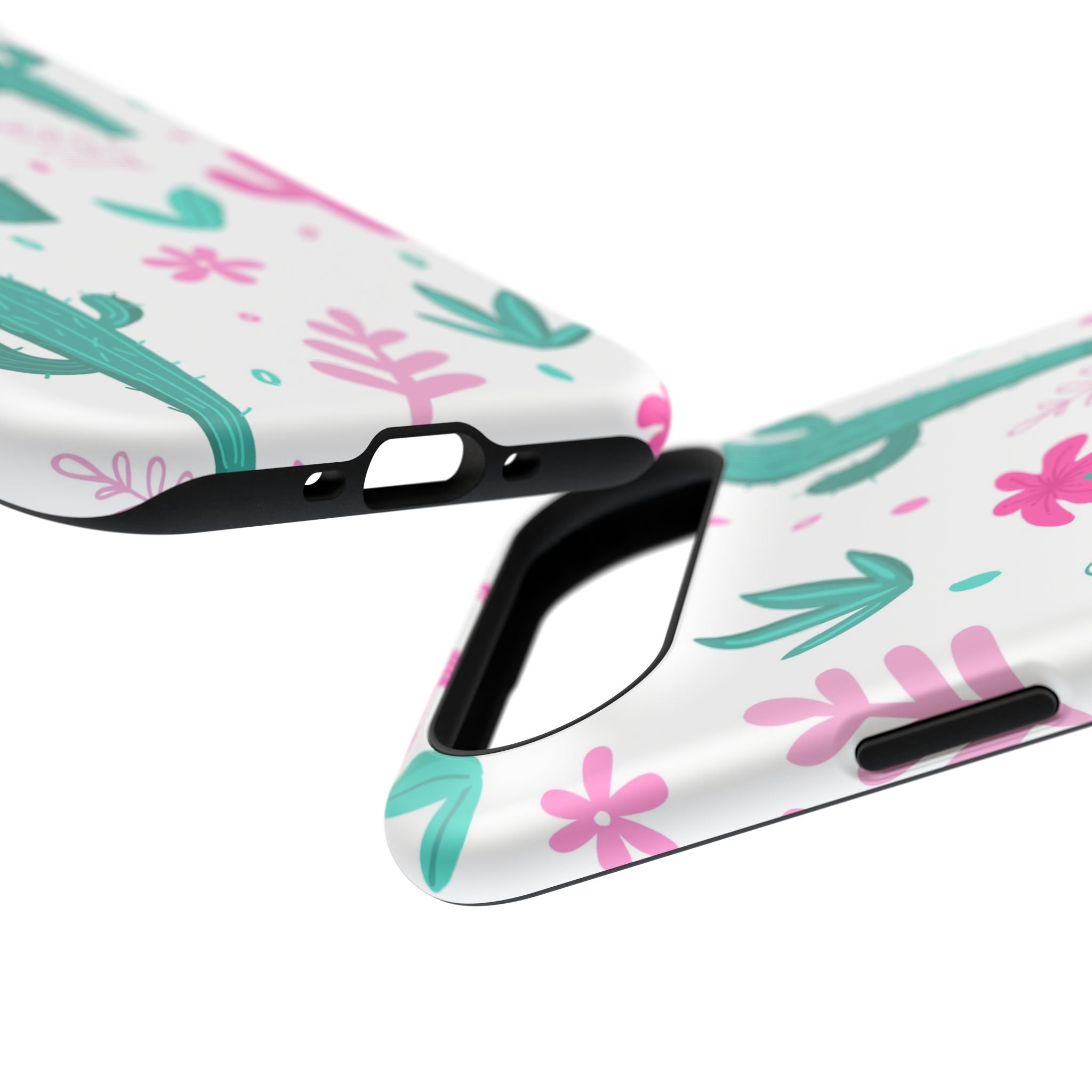 Cactus Pattern Impact Resistant Phone Case