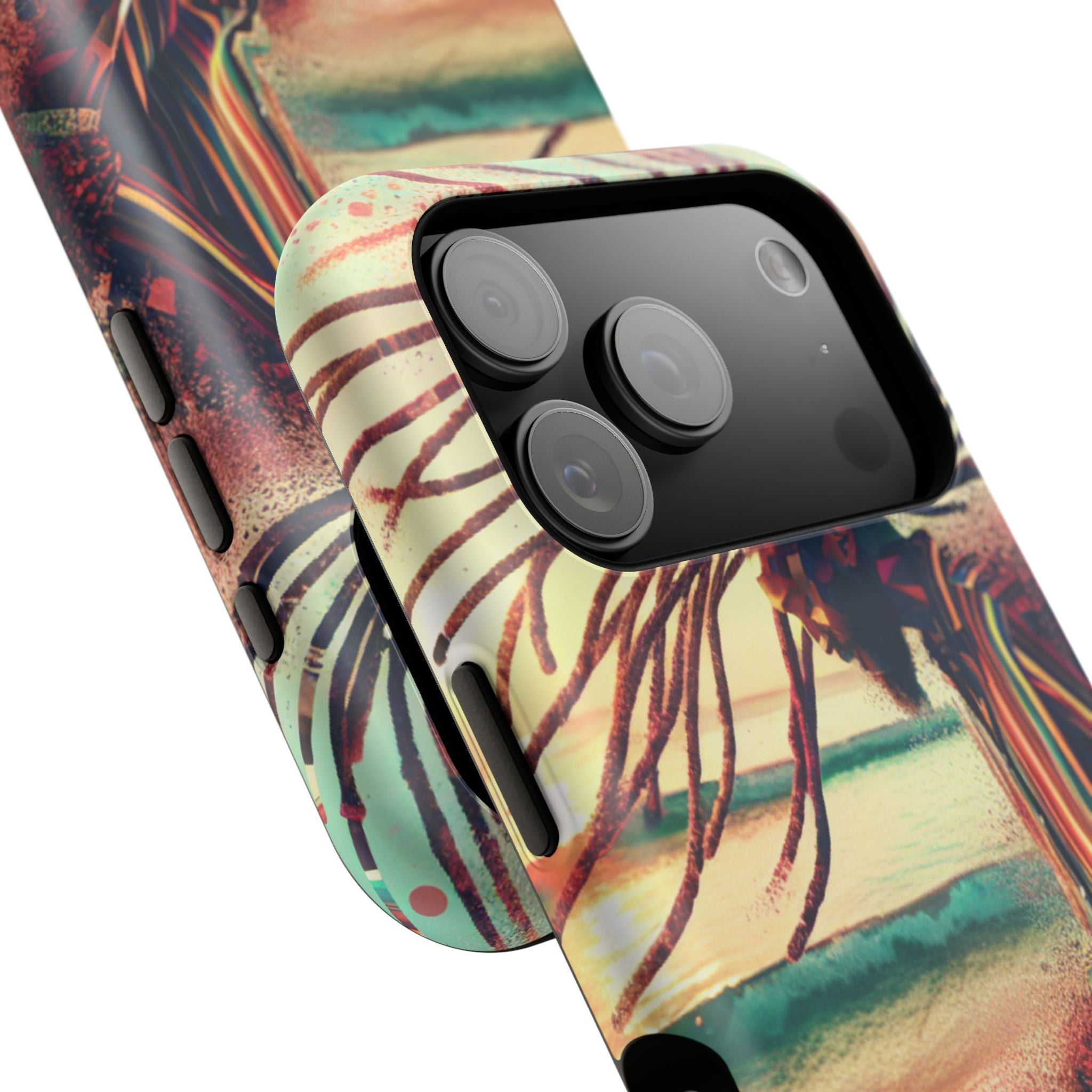 Impact Resistant Phone Case - Preying at Sunset
