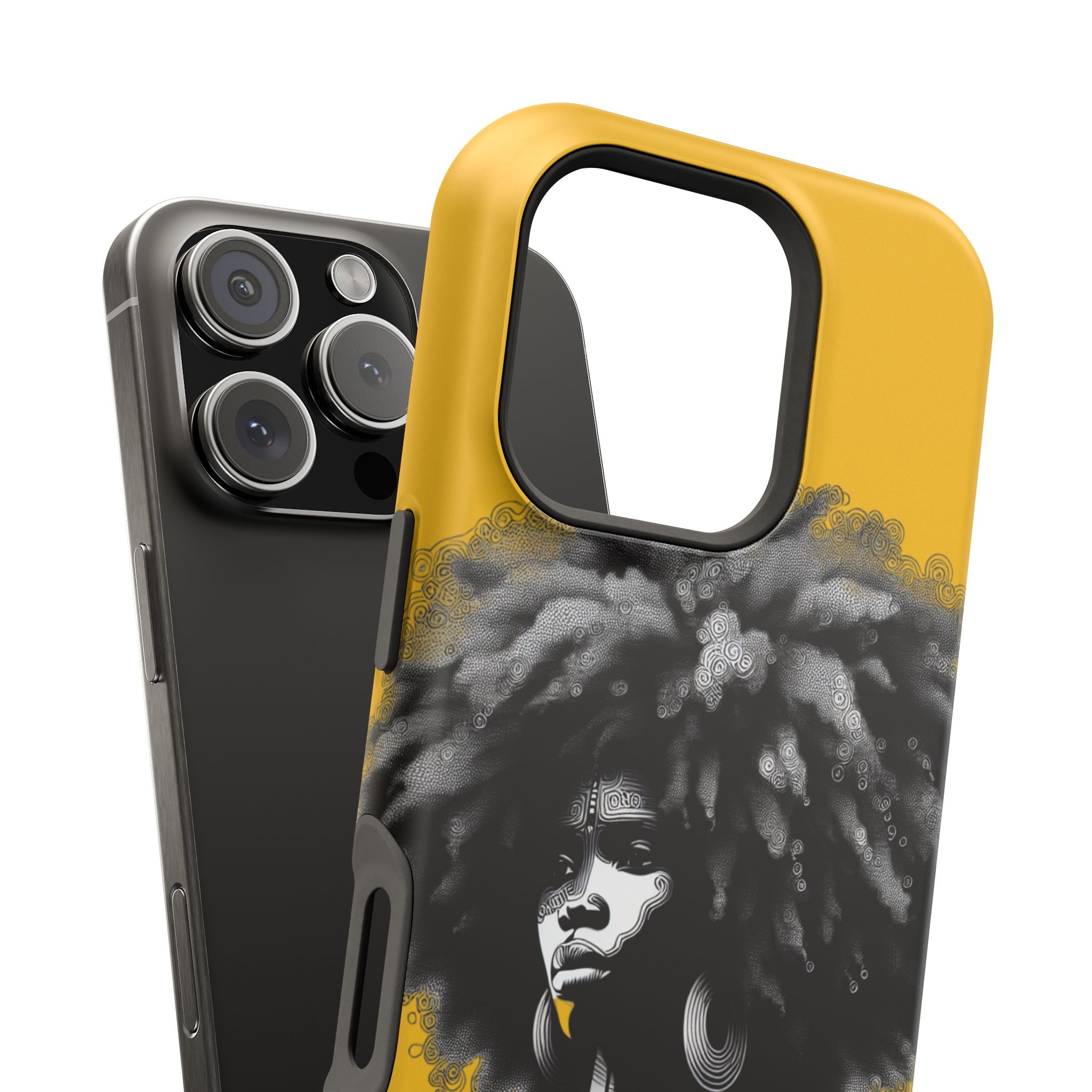 Bold African Art Impact Resistant  Phone Case