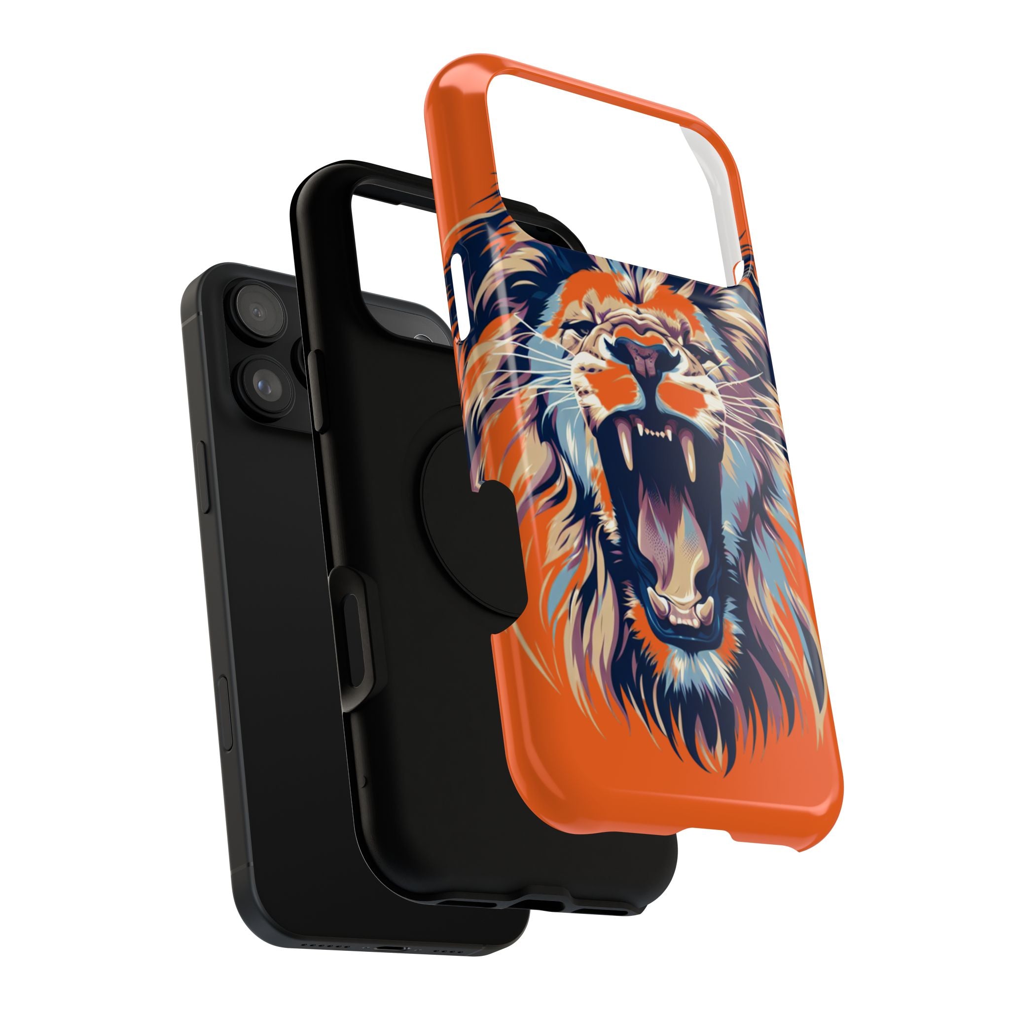 Wild Roar Lion Impact Resistant Phone Case