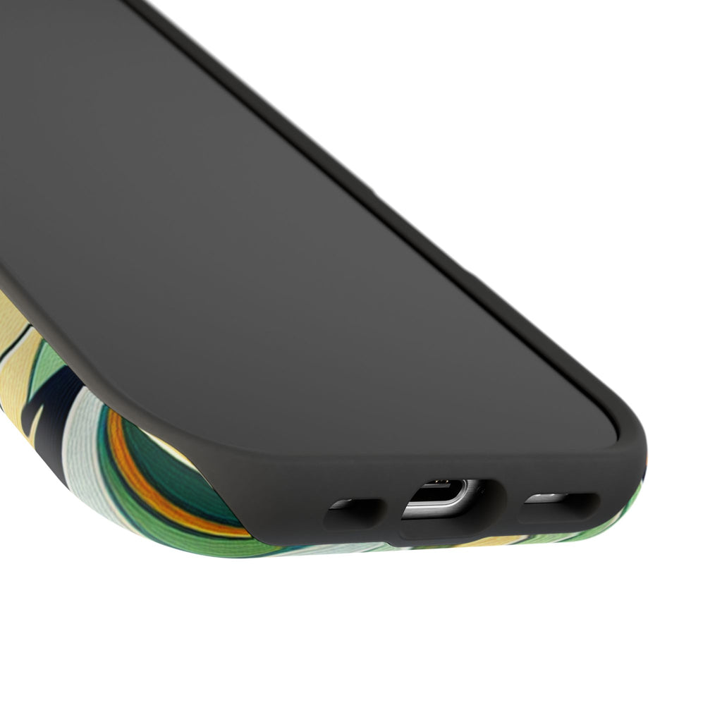 Surfboard Wave Art Phone Case — Impact-Resistant Beach Vibes iPhone Case