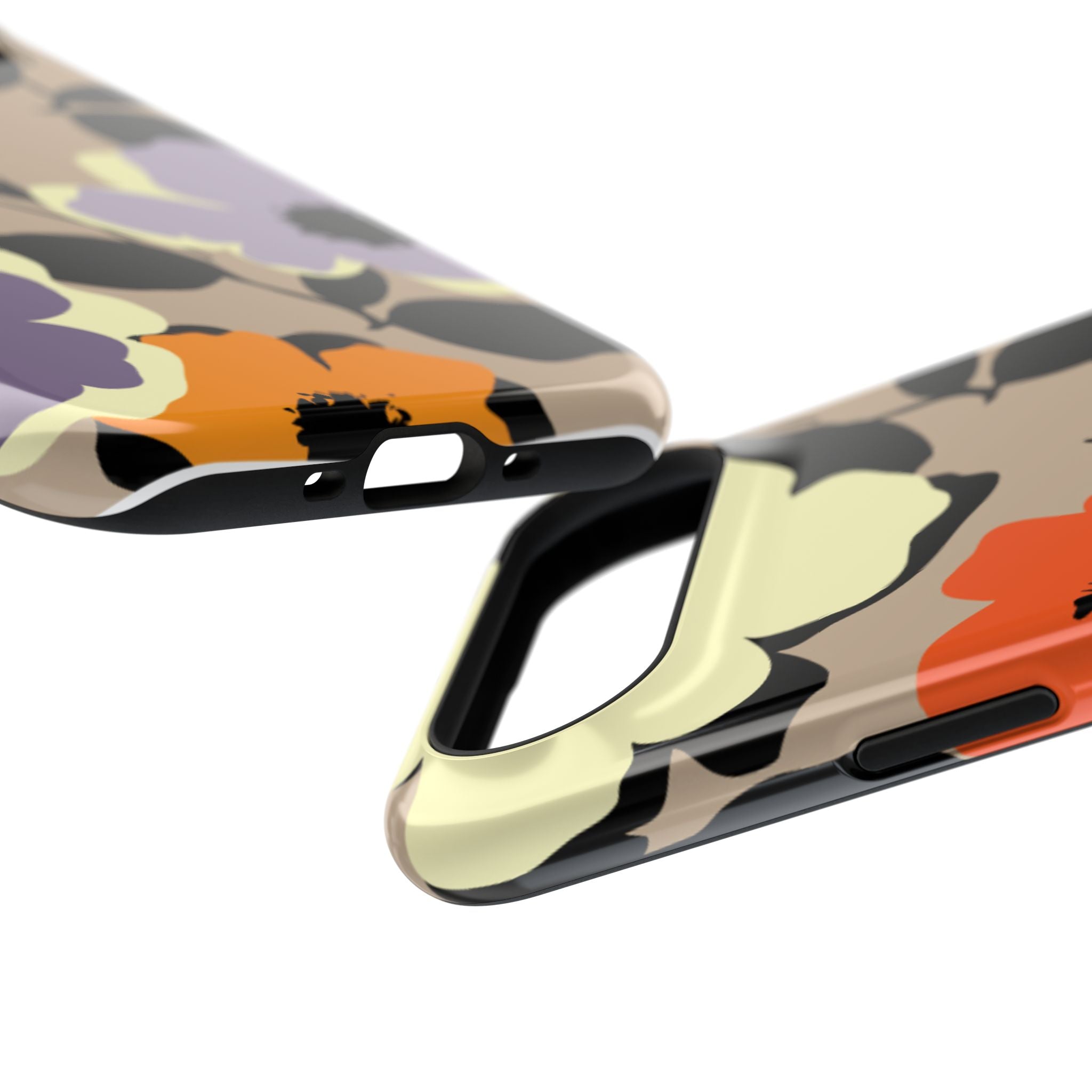 Floral Impact-Resistant Phone Case