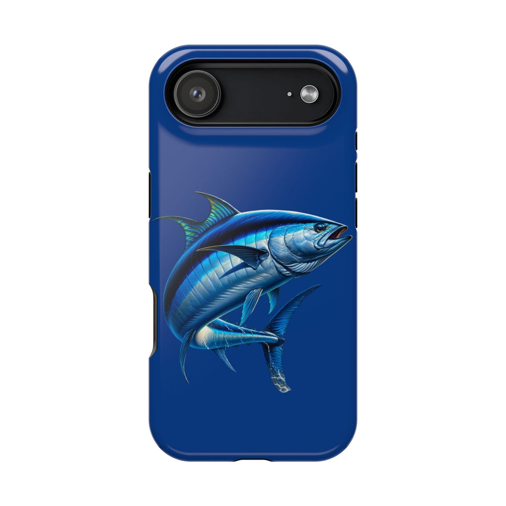 Blue Marlin Impact-Resistant Phone Case — Ocean Fish Protective Cover