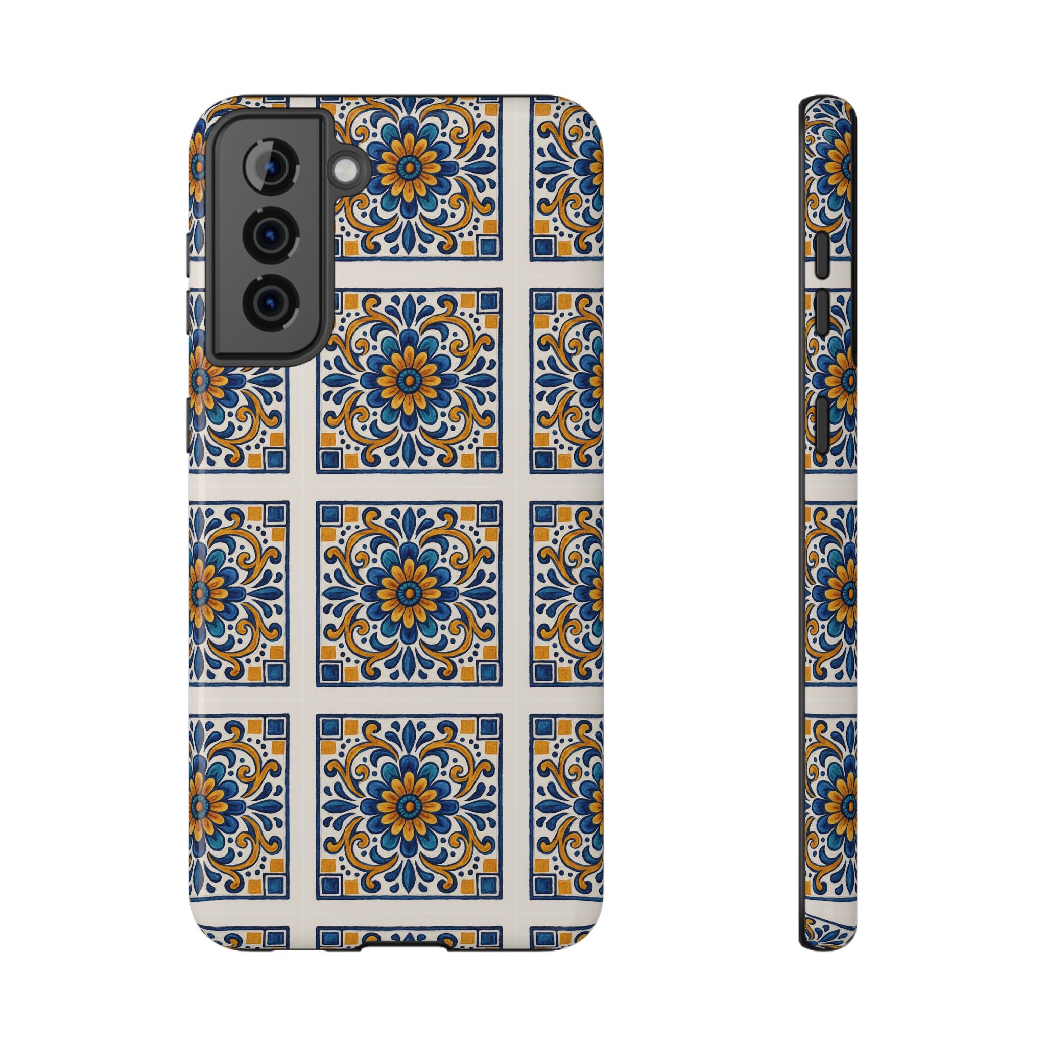 Colorful Floral Phone Case, Durable Impact-Resistant