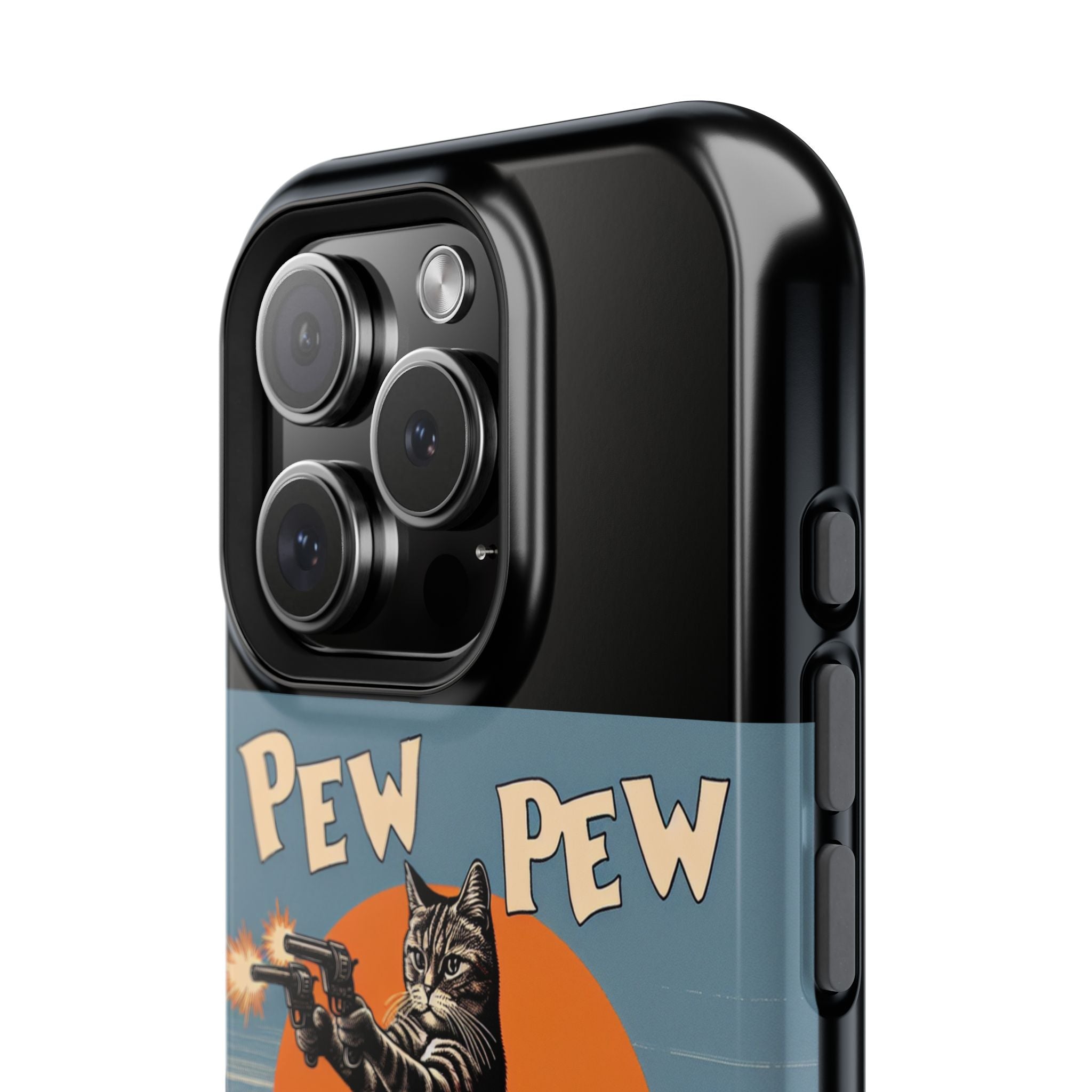Impact Resistant Phone Case - Pew Pew Kitty