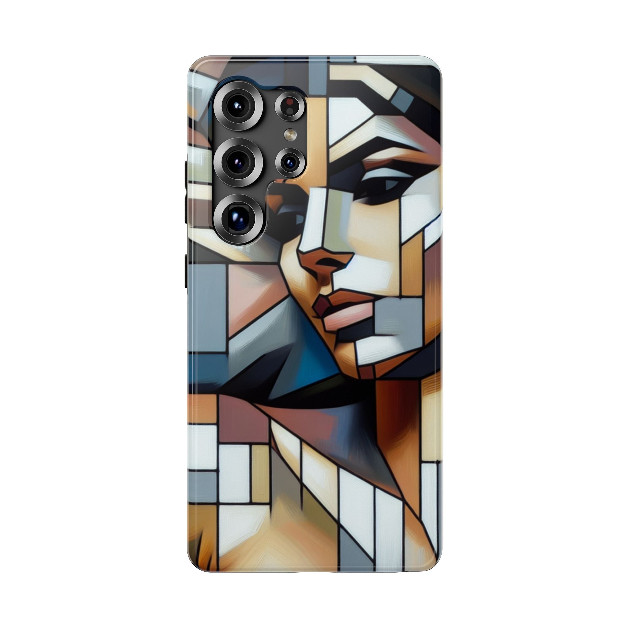 Impact Resistant Case - Woman Abstract Design