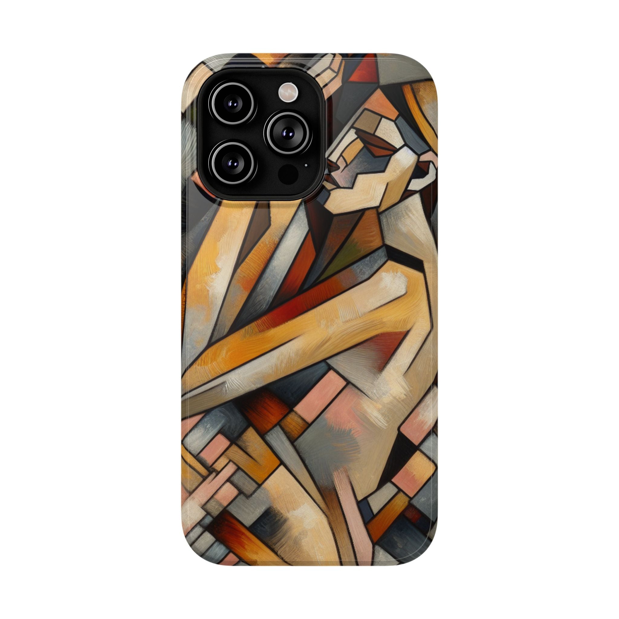 Impact Resistant Phone Case - Woman Abstract Design