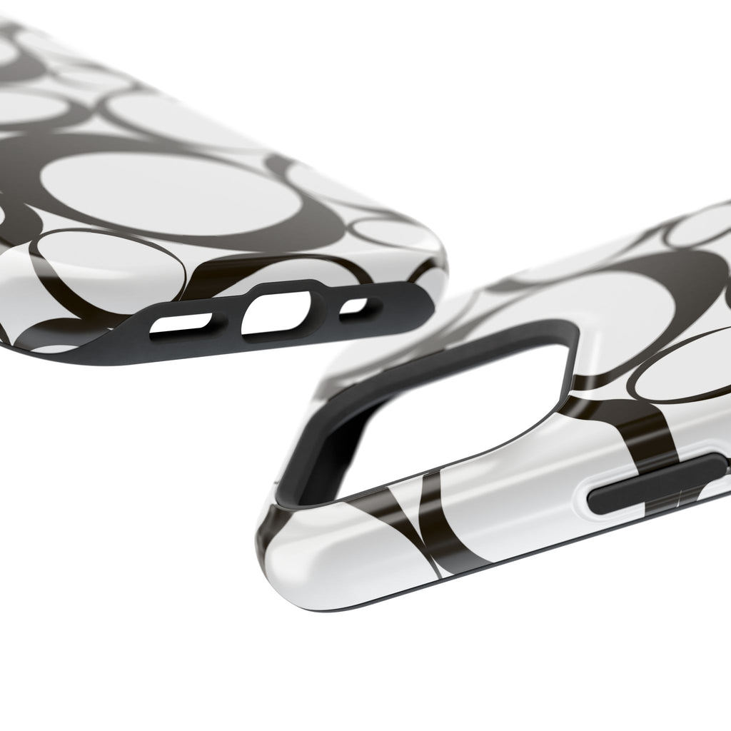 Black & White Impact-Resistant Phone Case - Durable