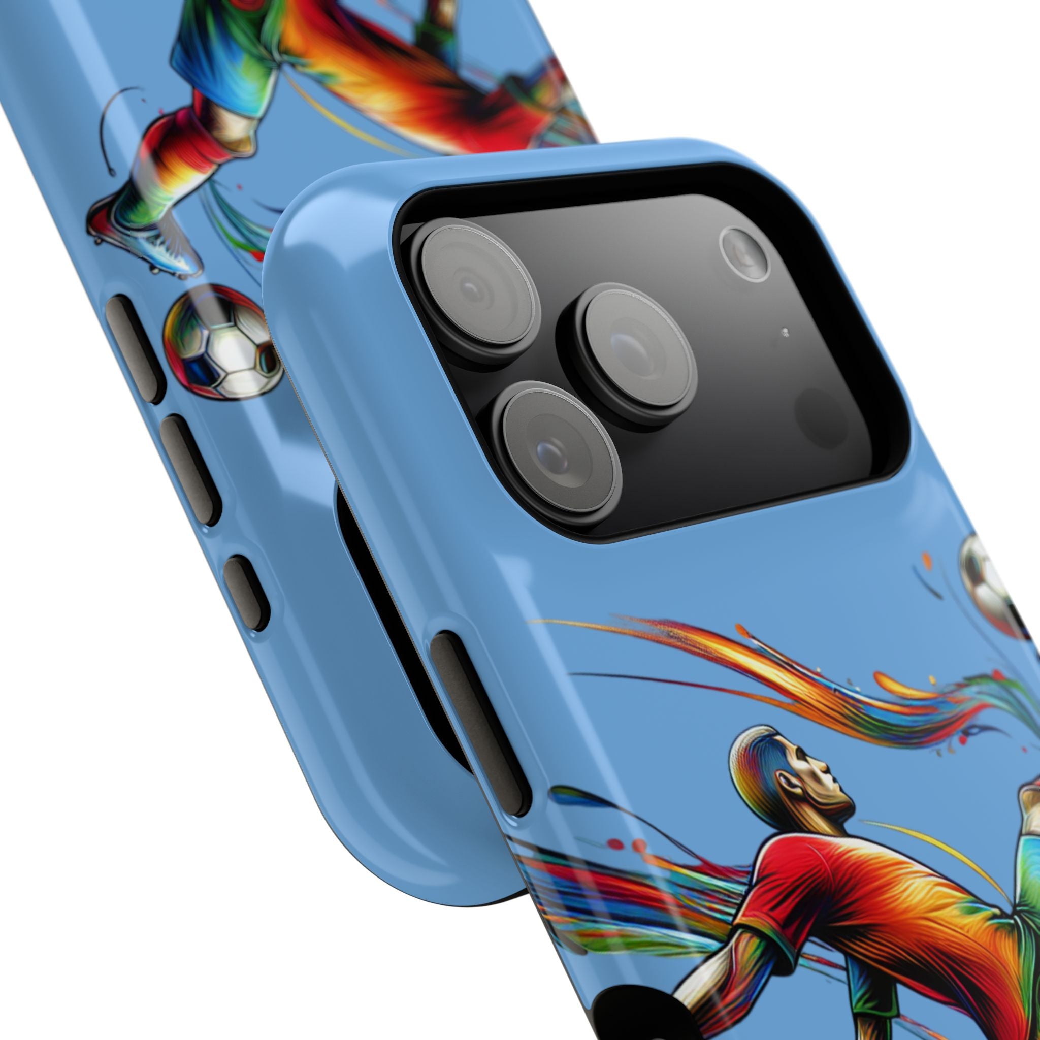 Soccer Art Impact Resistant Phone Case
