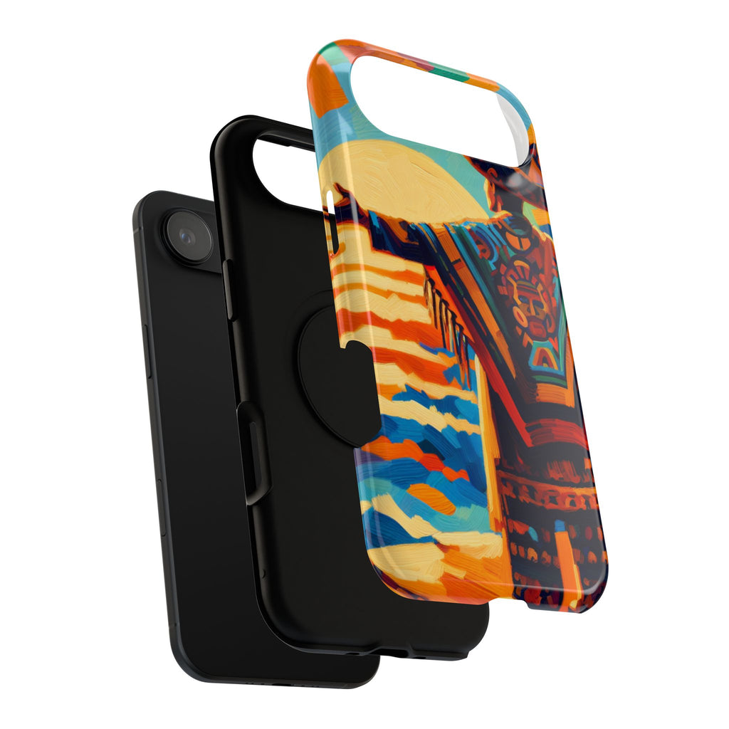 Aztec Sunset Phone Case — Impact‑Resistant Protective Cover