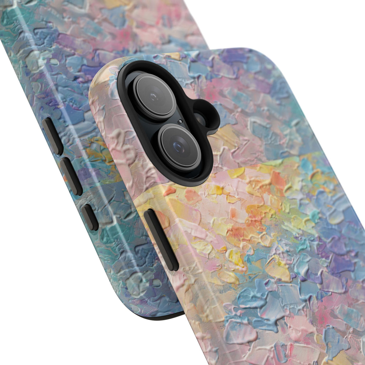 Pastel Impasto Art Protective Phone Case