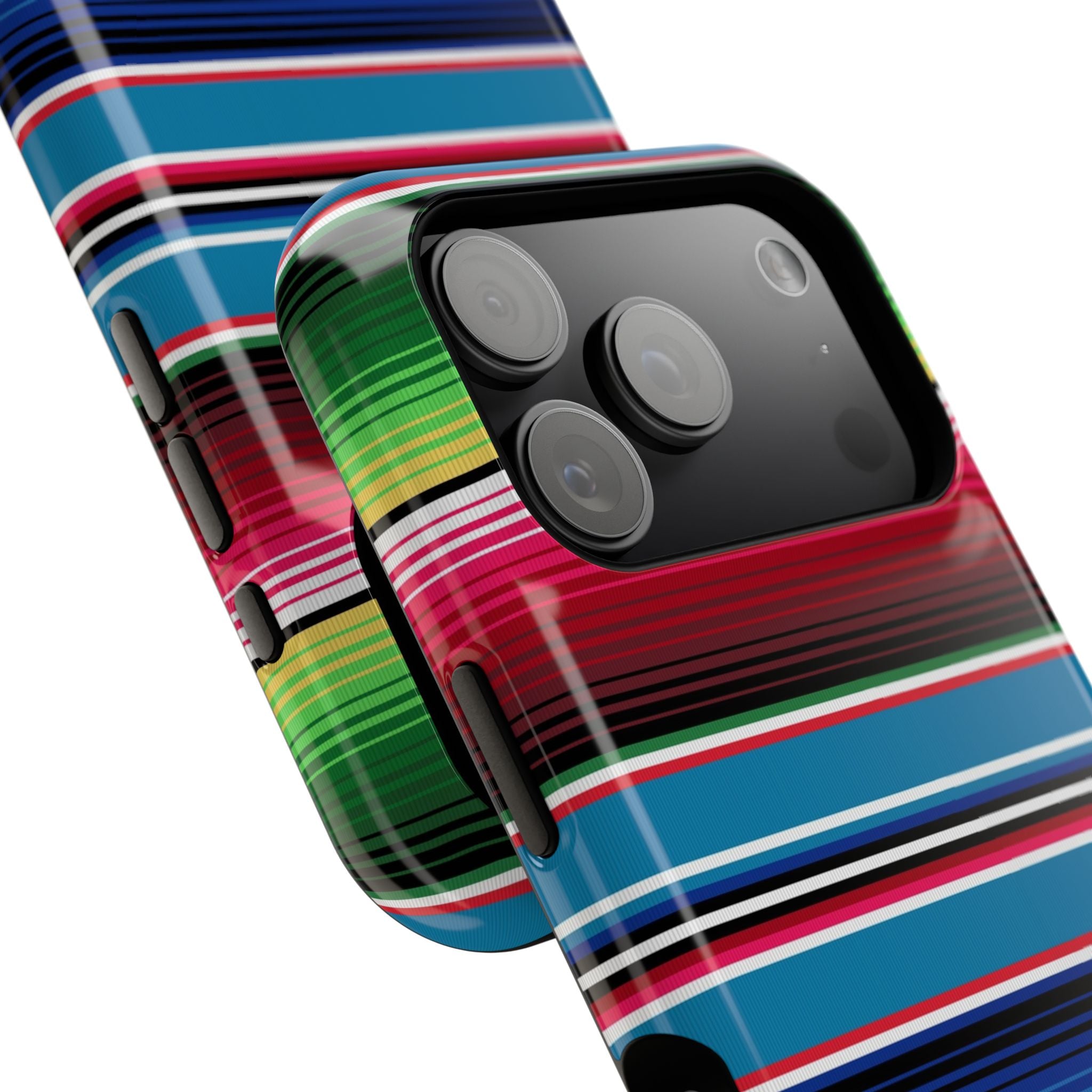 Sarape Striped Phone Case | Impact-Resistant