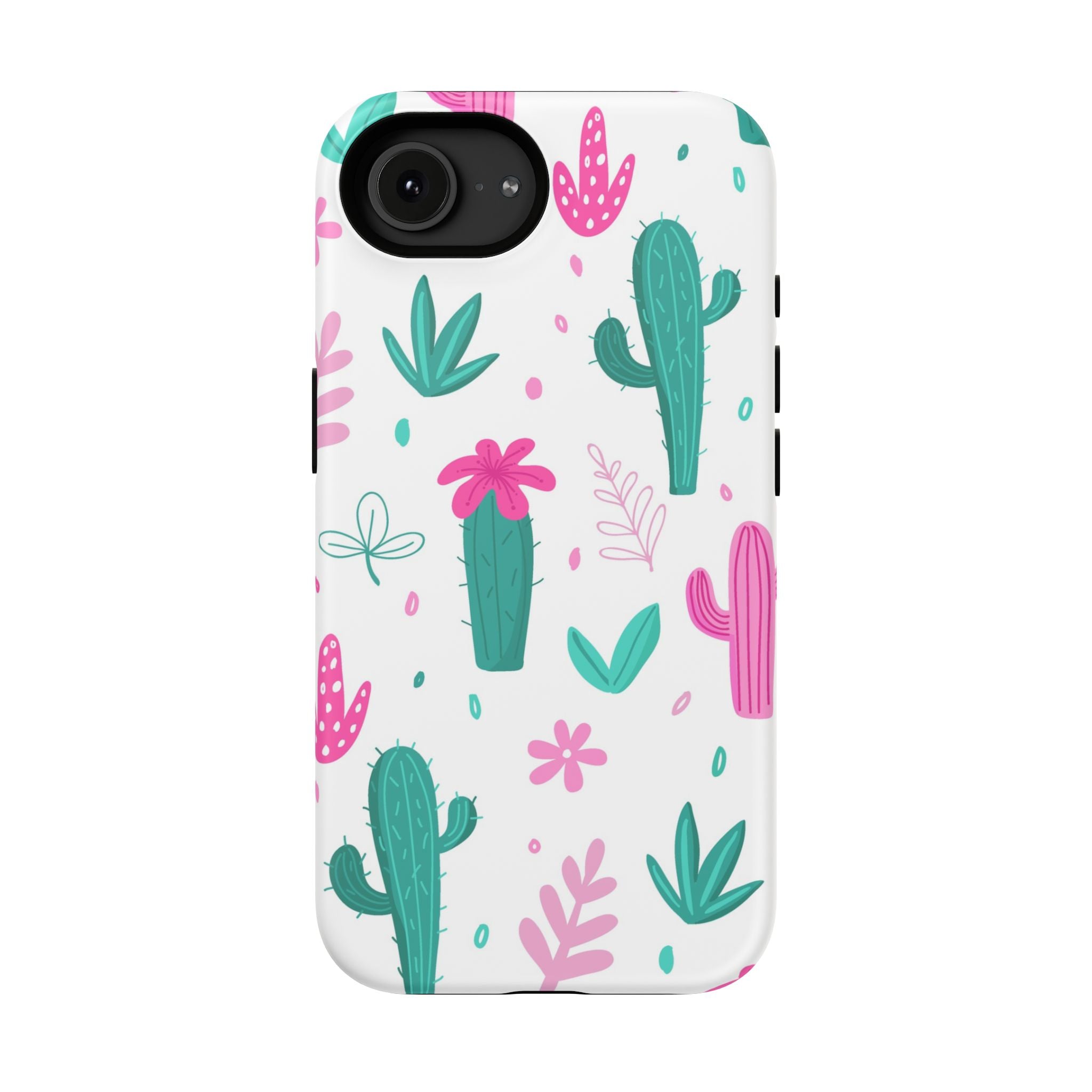 Cactus Pattern Impact Resistant Phone Case