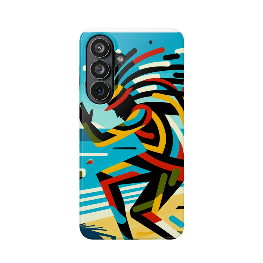 Vibrant Tribal Runner Impact Resistant Phone Case