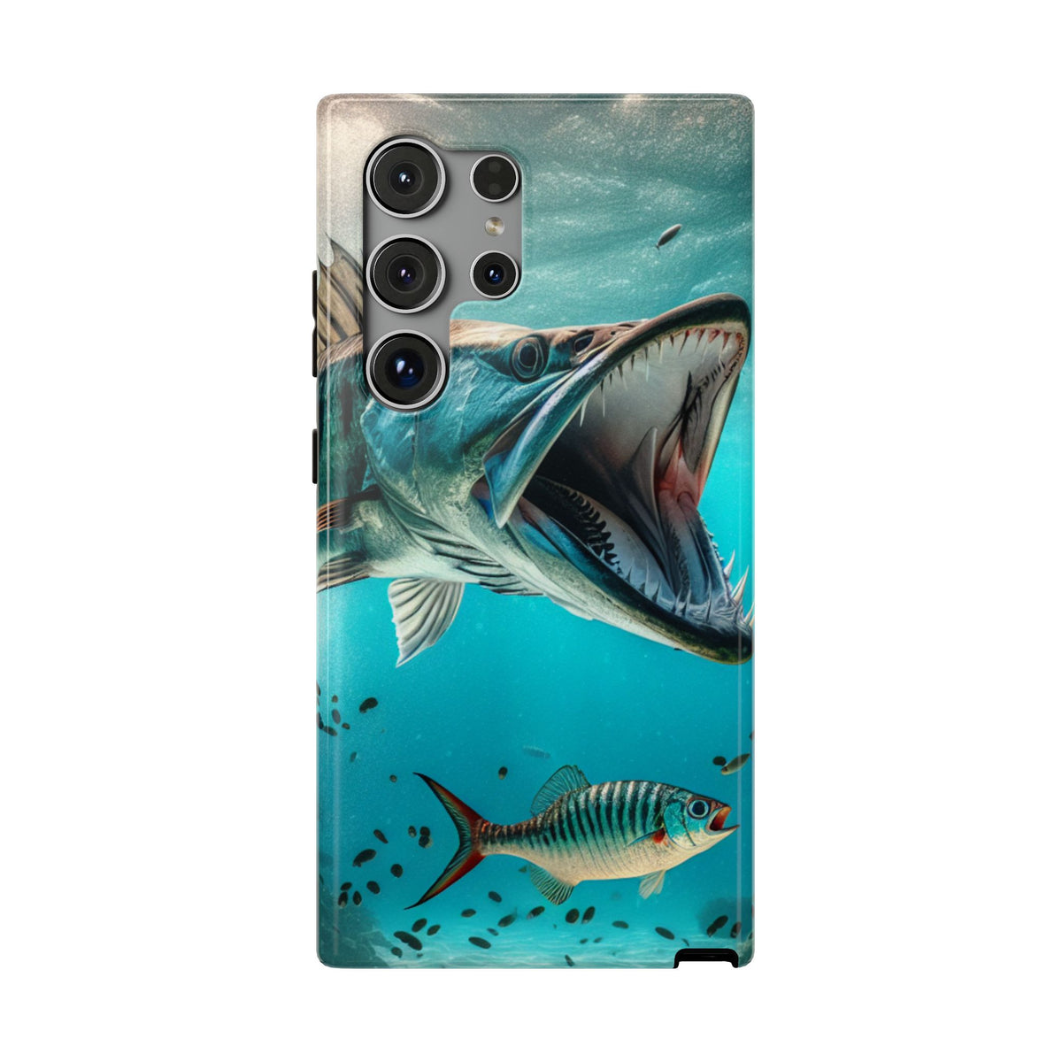 Phone Case — Realistic Barracuda Underwater Impact-Resistant Phone Case