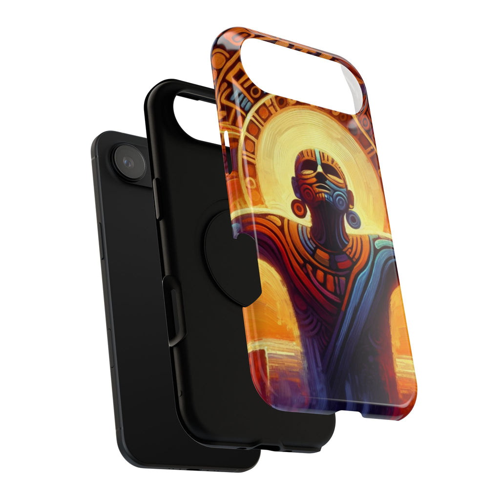 Impact Resistant Phone Case - Aztec Man