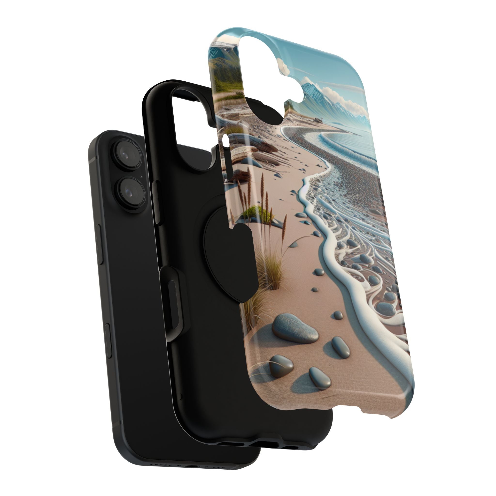 Beach Landscape Impact Resistant Phone Case