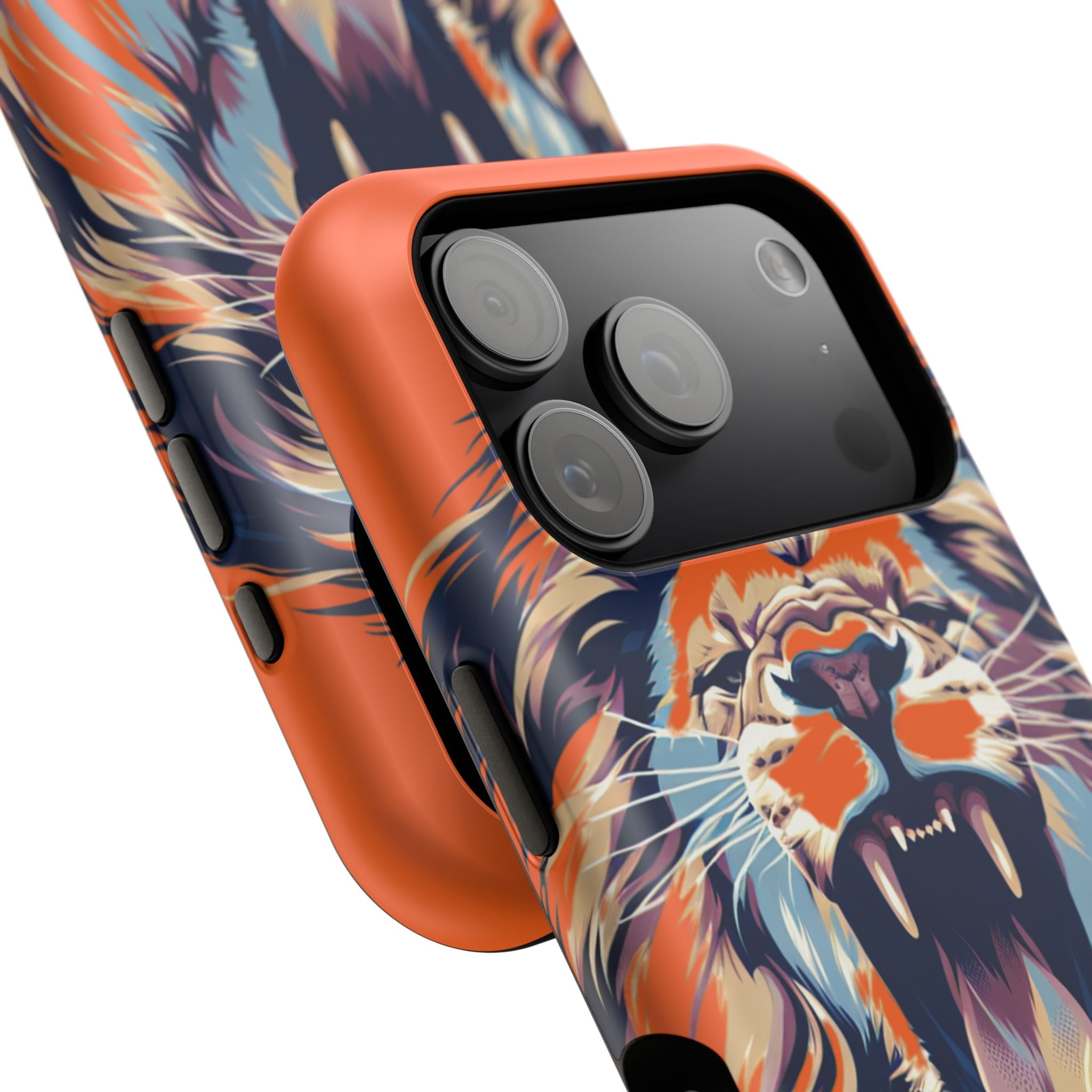 Wild Roar Lion Impact Resistant Phone Case